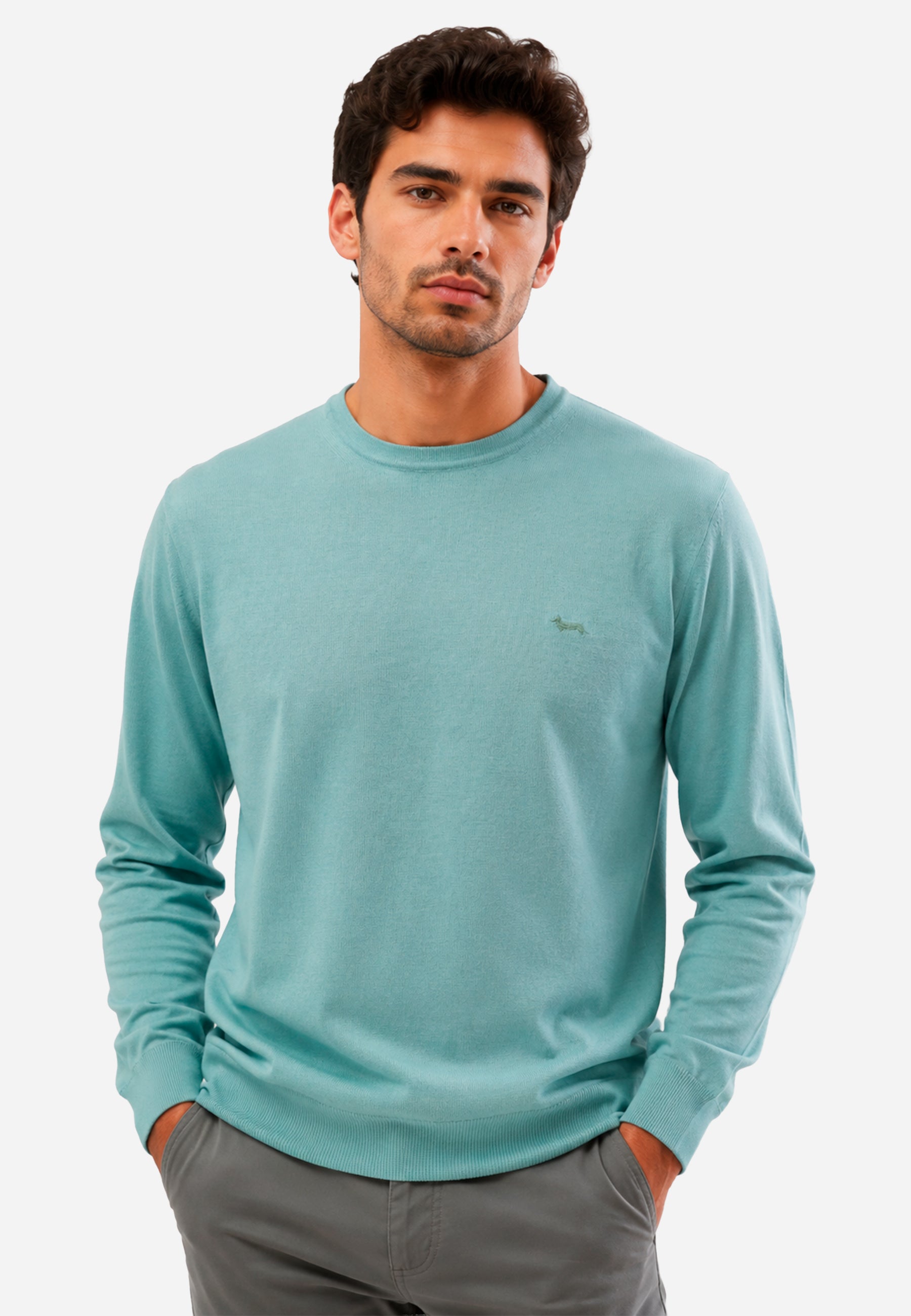 Sweater Verde Menta Hombre H&B.