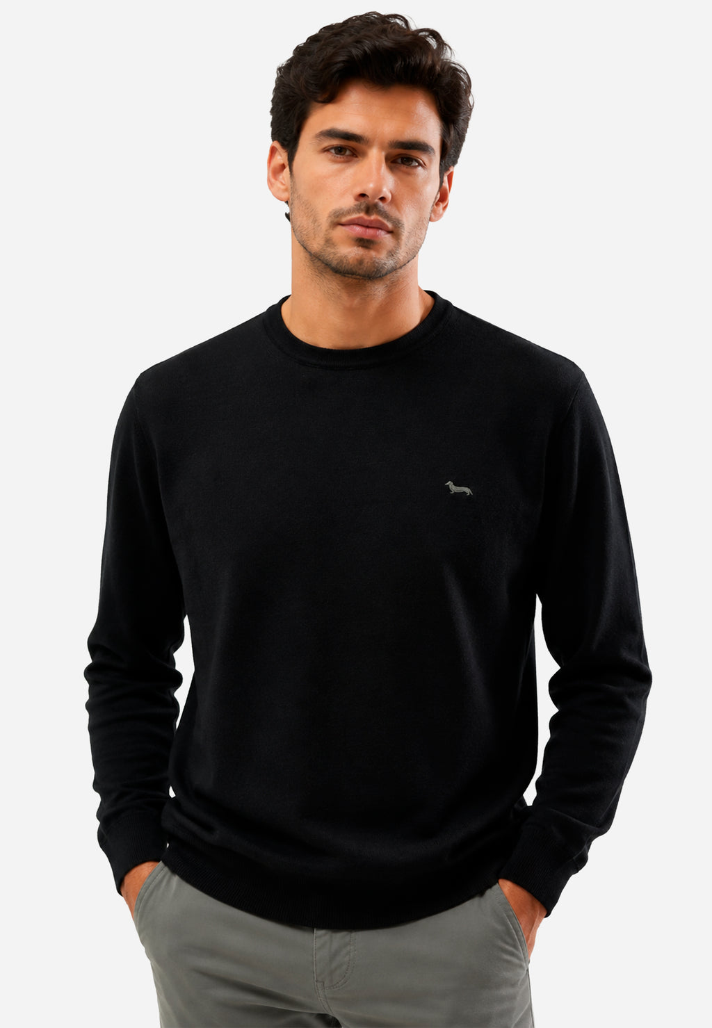 Sweater Negro Hombre H&B.