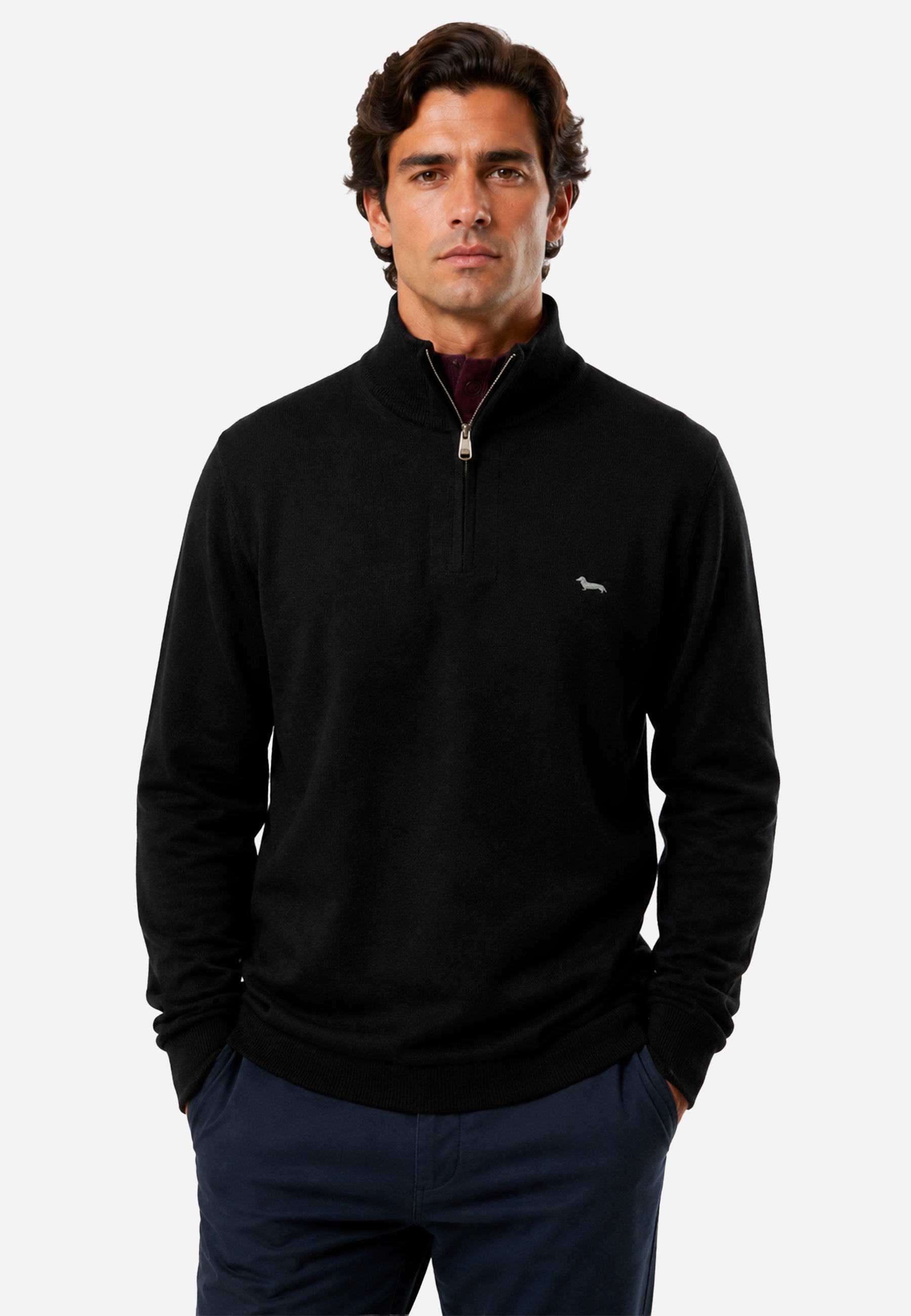 Sweater Negro Hombre H&B.