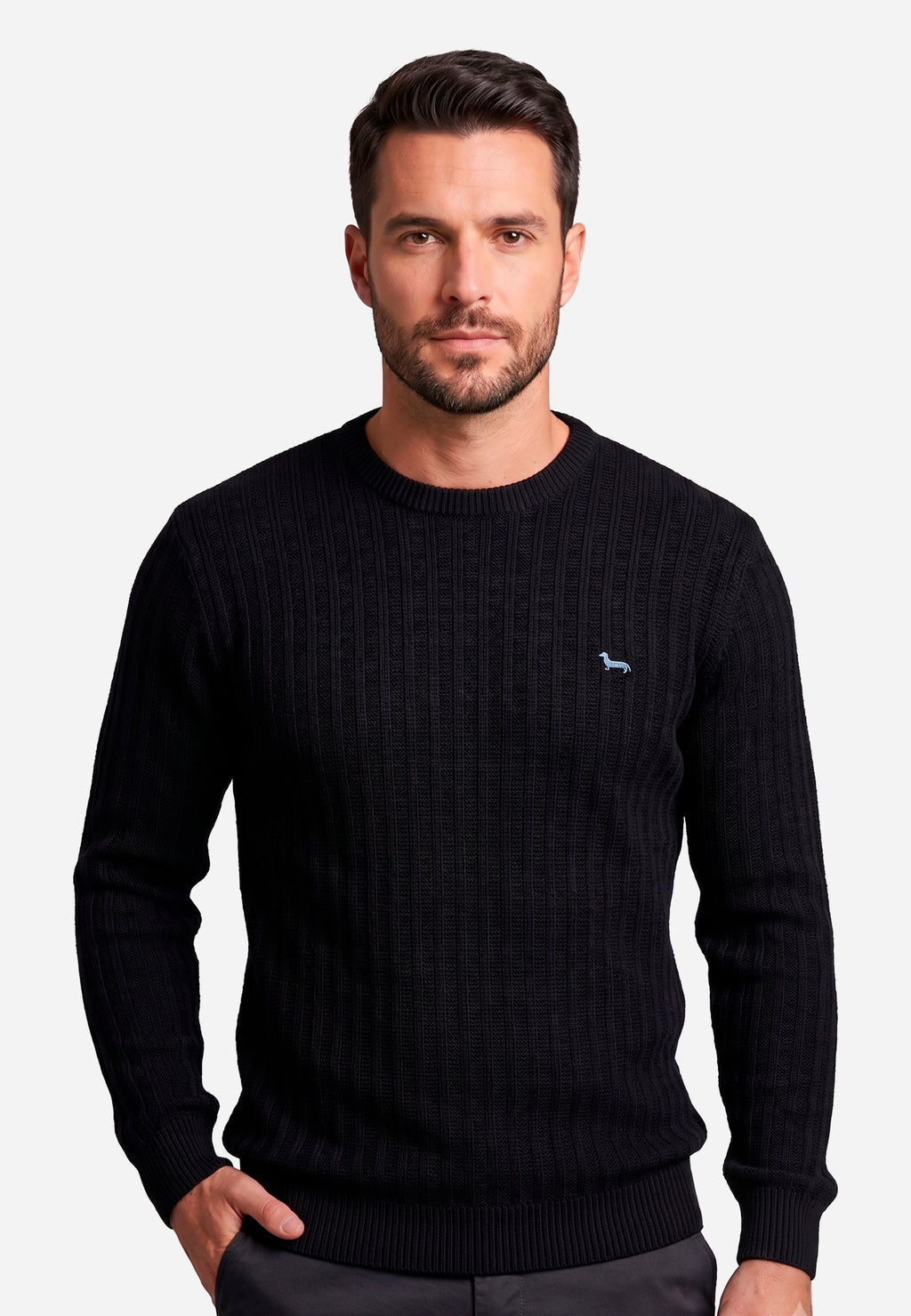 Sweater Negro Hombre H&B.