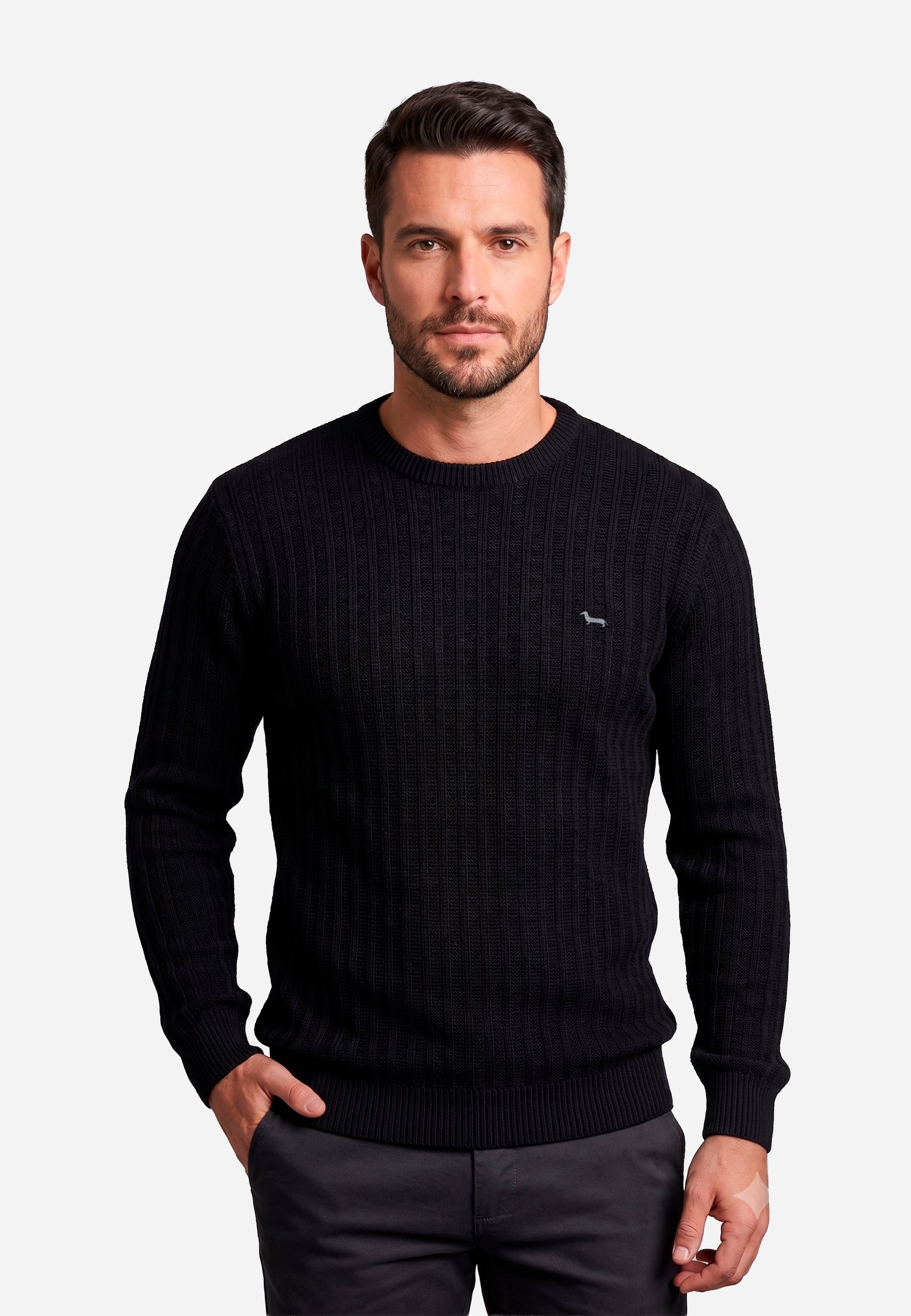 Sweater Negro Hombre H&B.