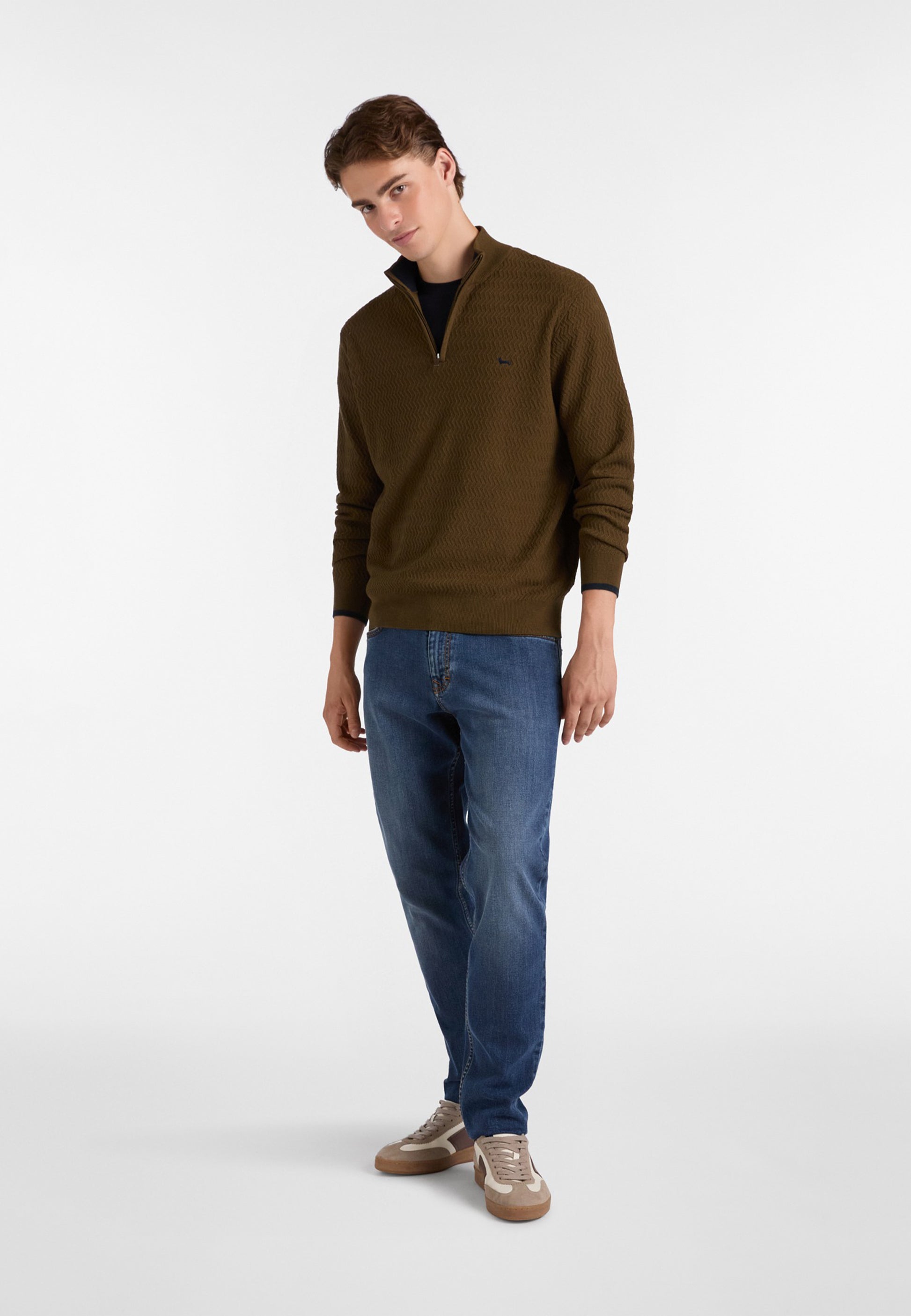 Sweater Verde Oliva Hombre H&B.