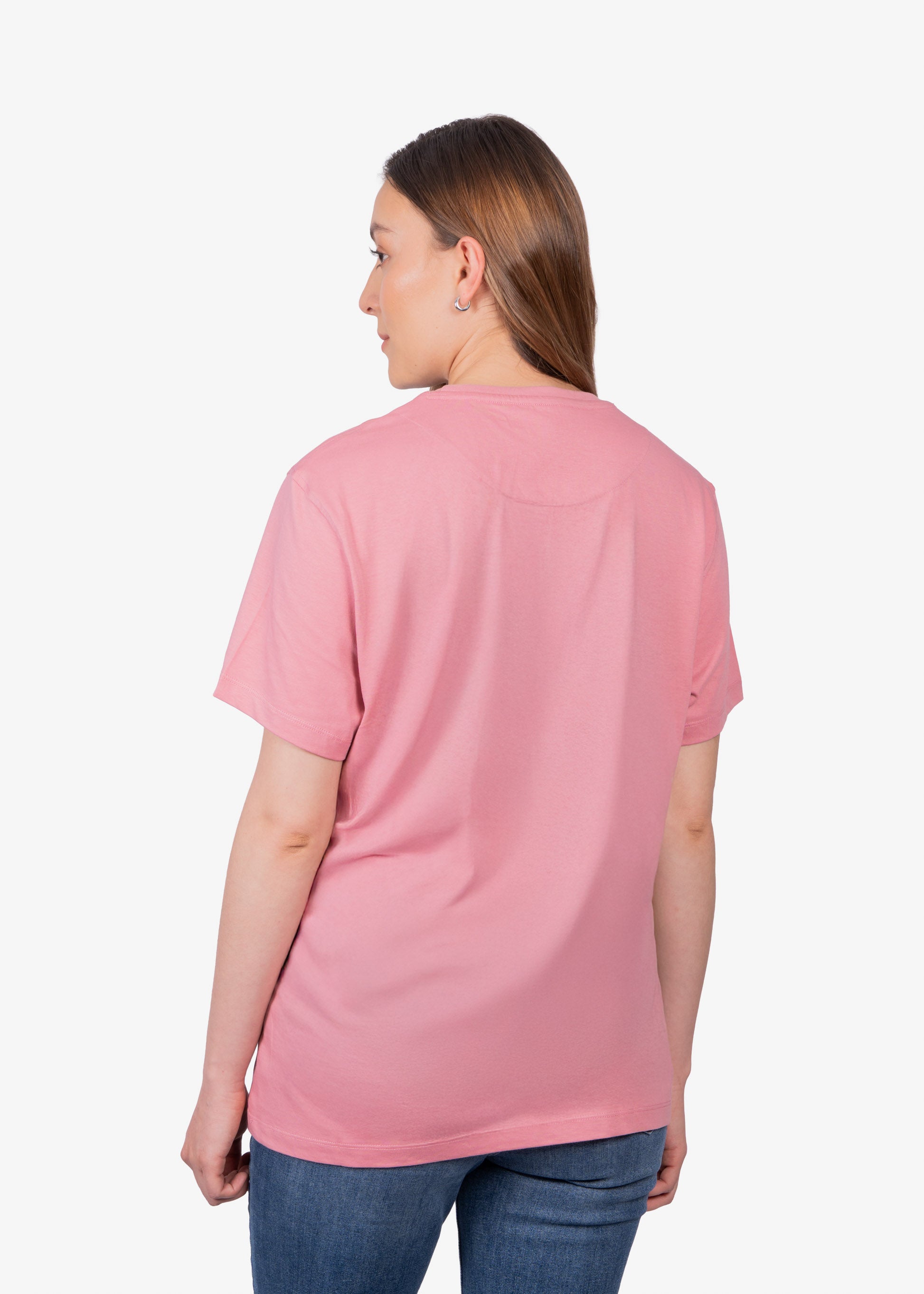 Camiseta-Tshirt Dama Rosada Algodón H&B