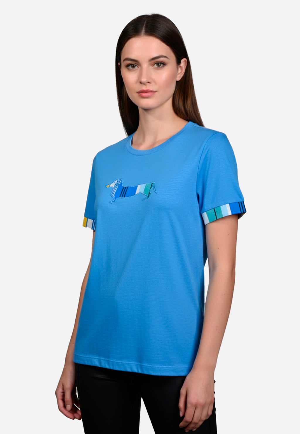 Camiseta T-Shirt Dama Clásicas Azul H&B