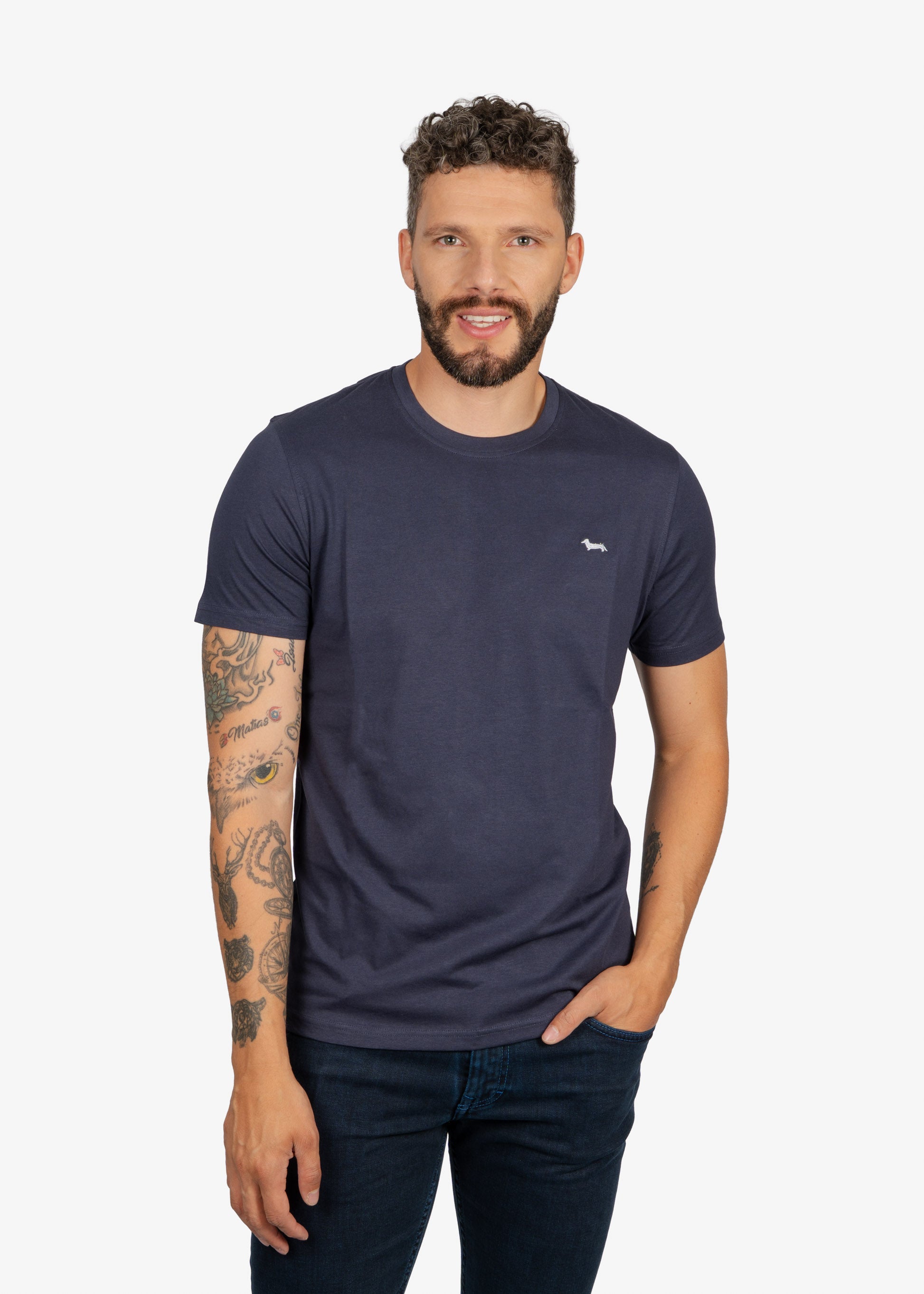 Camiseta Tshirt Azul Intenso H&B