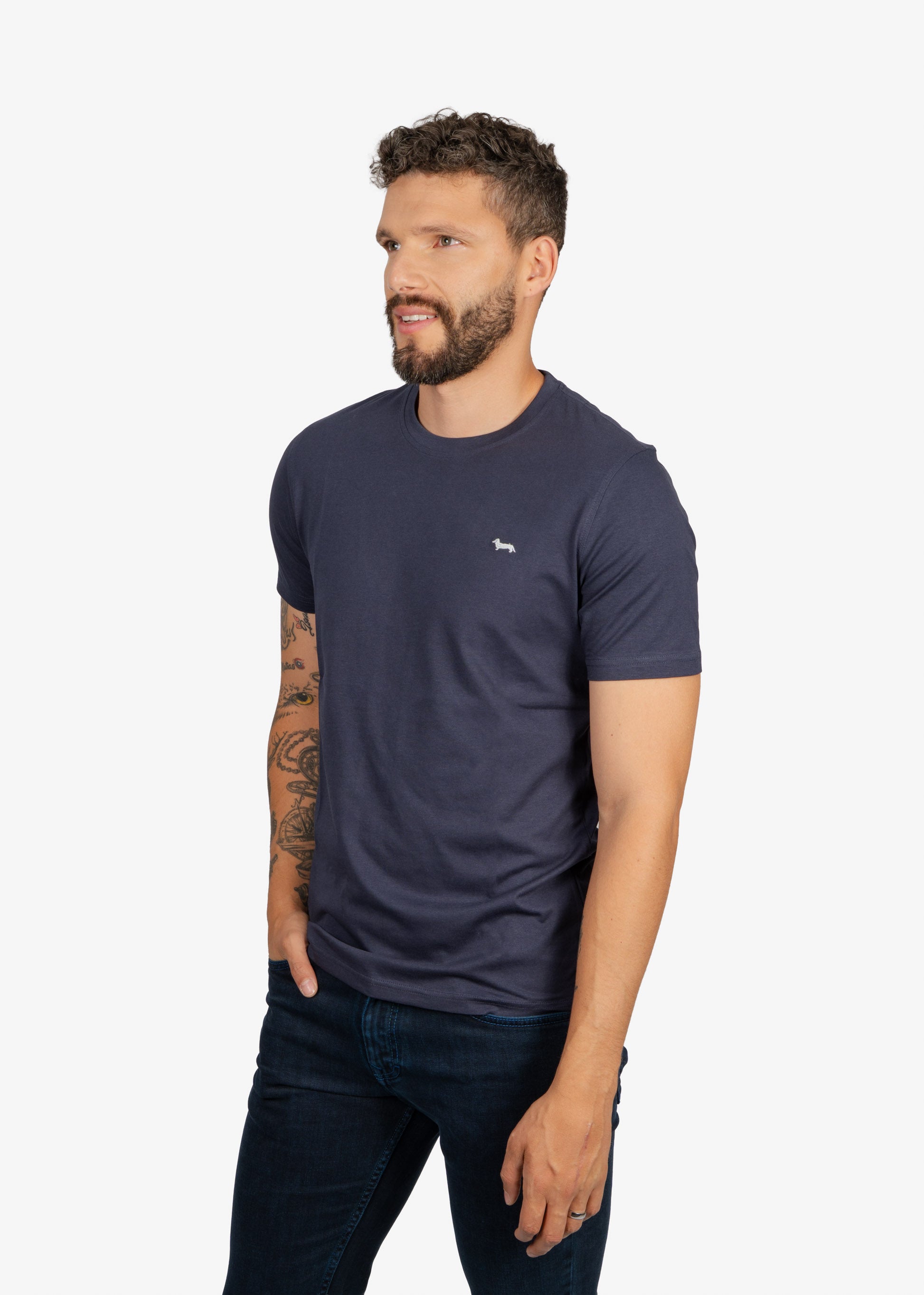 Camiseta Tshirt Azul Intenso H&B