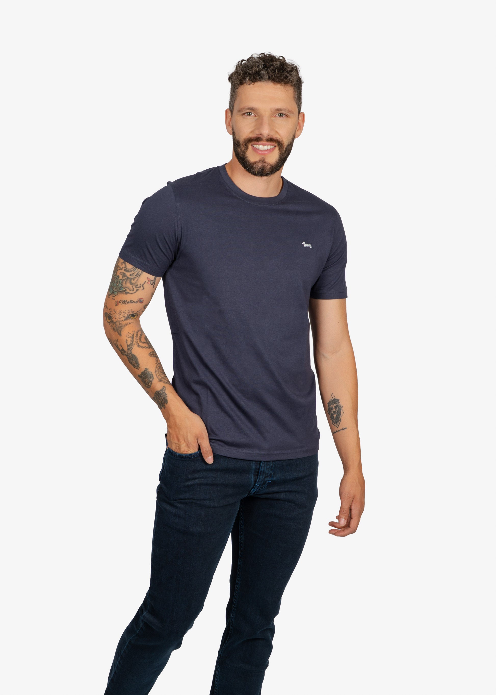 Camiseta Tshirt Azul Intenso H&B