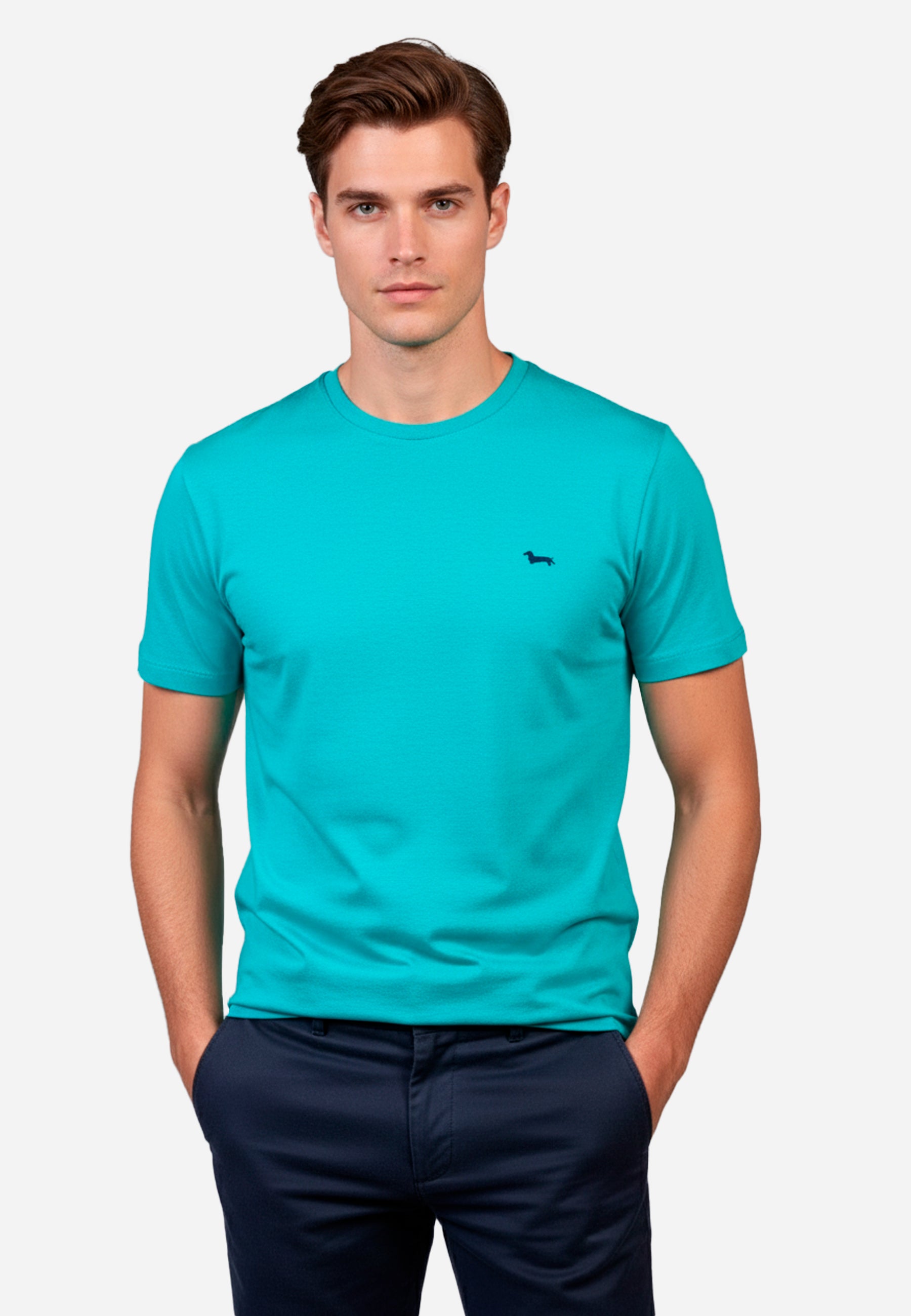 Camiseta T-Shirt Azul Cielo H&B