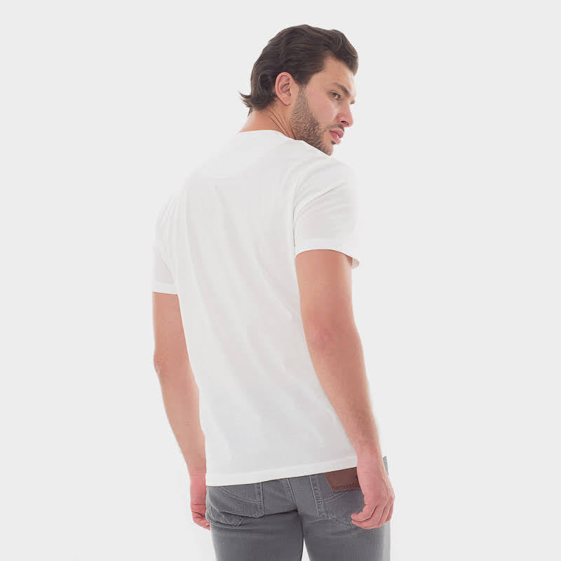 CAMISETA T-SHIRT HARMONT & BLAINE BLANCO (IRH157-021055-106)