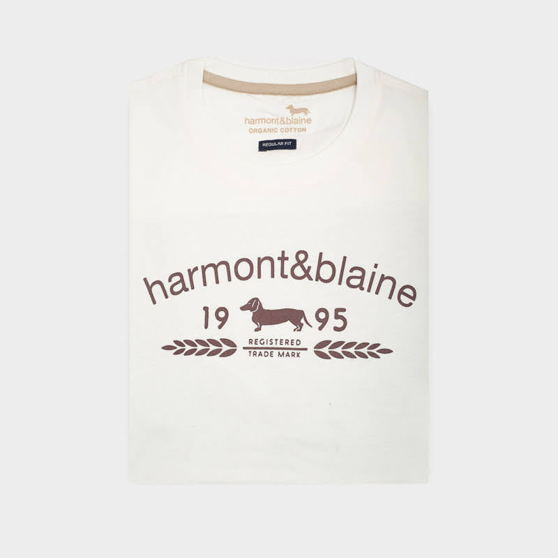 CAMISETA T-SHIRT HARMONT & BLAINE BLANCO (IRH157-021055-106)