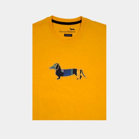 CAMISETA TSHIRT HARMONT AMARILLO ALGOD (IRK003021223R-317)