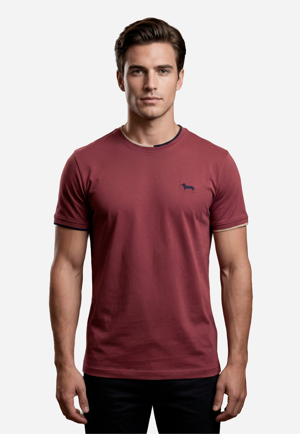Camiseta Vinotinto hombre H&B.