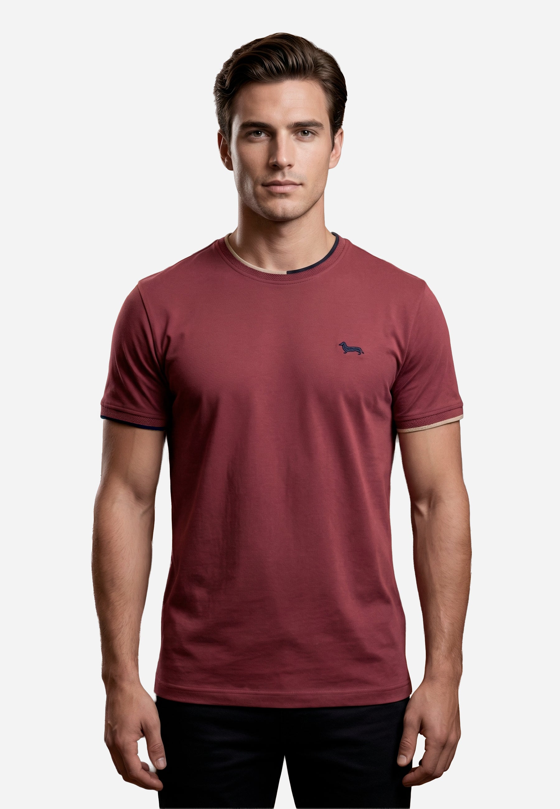 Camiseta Vinotinto hombre H&B.