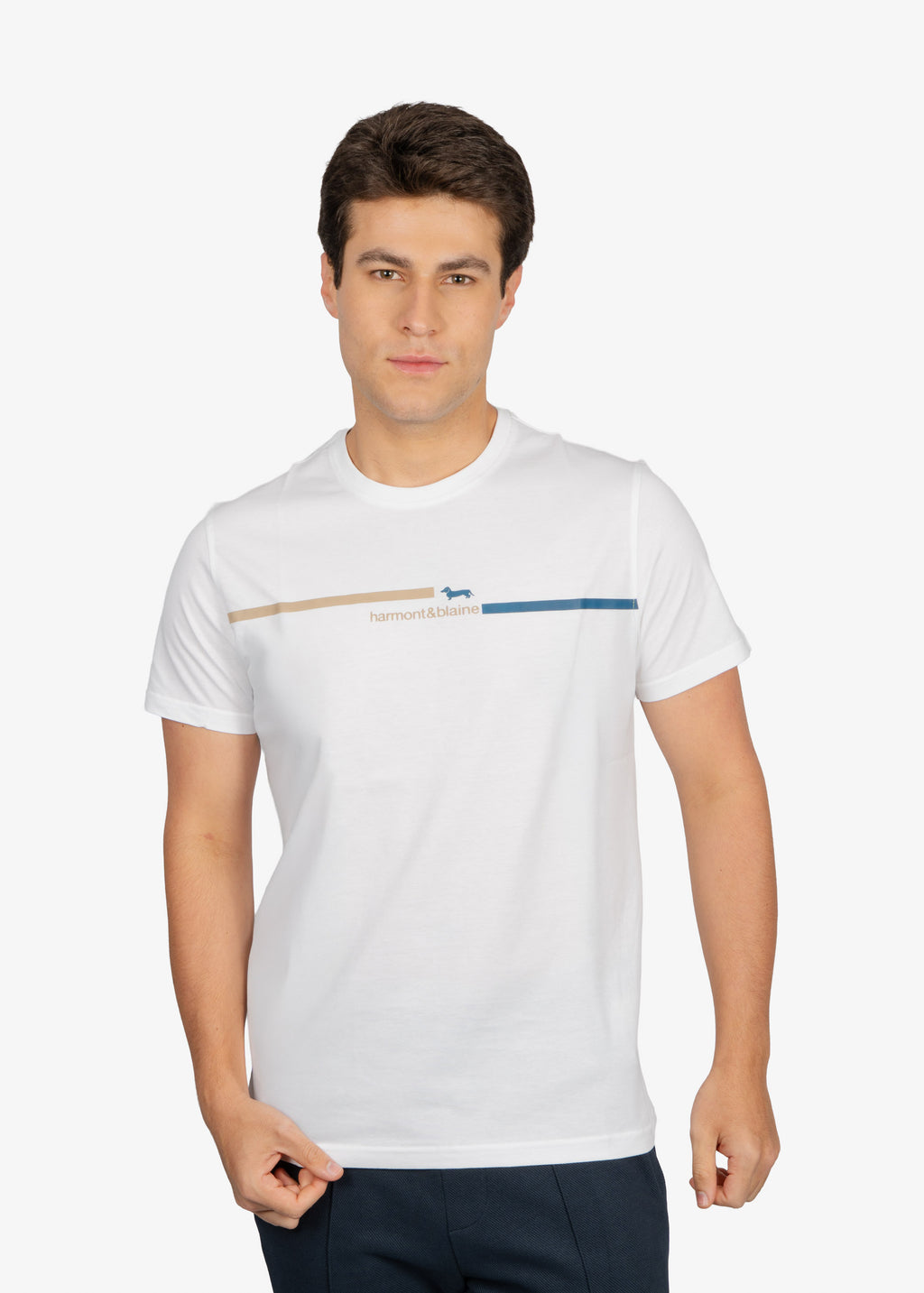 Camiseta Blanca Lettering en Algodón