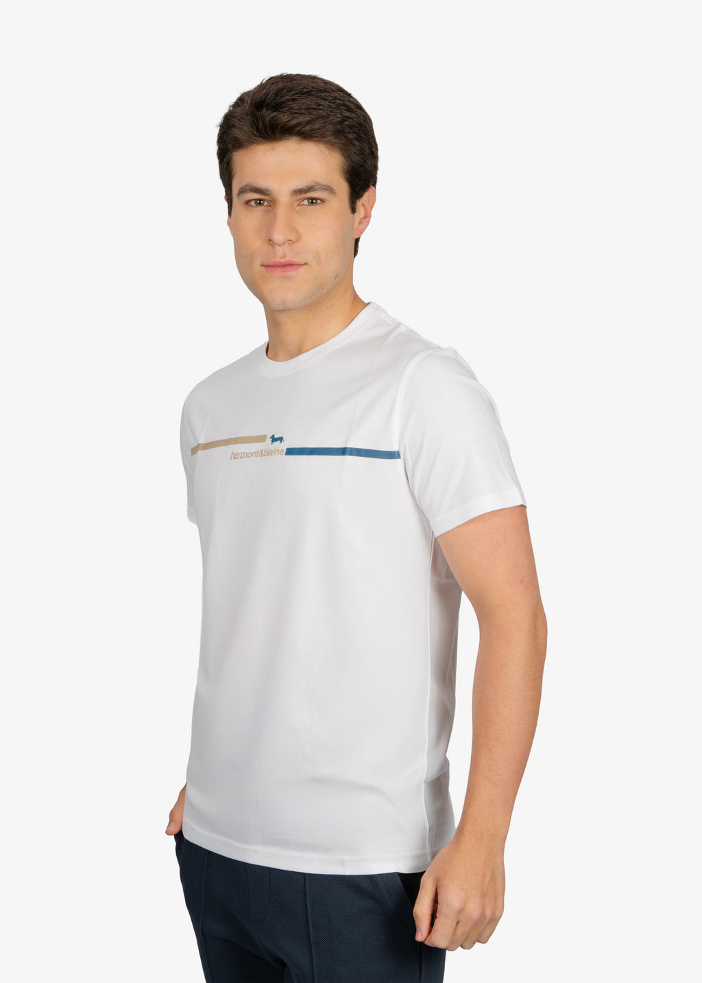 Camiseta Blanca Lettering en Algodón