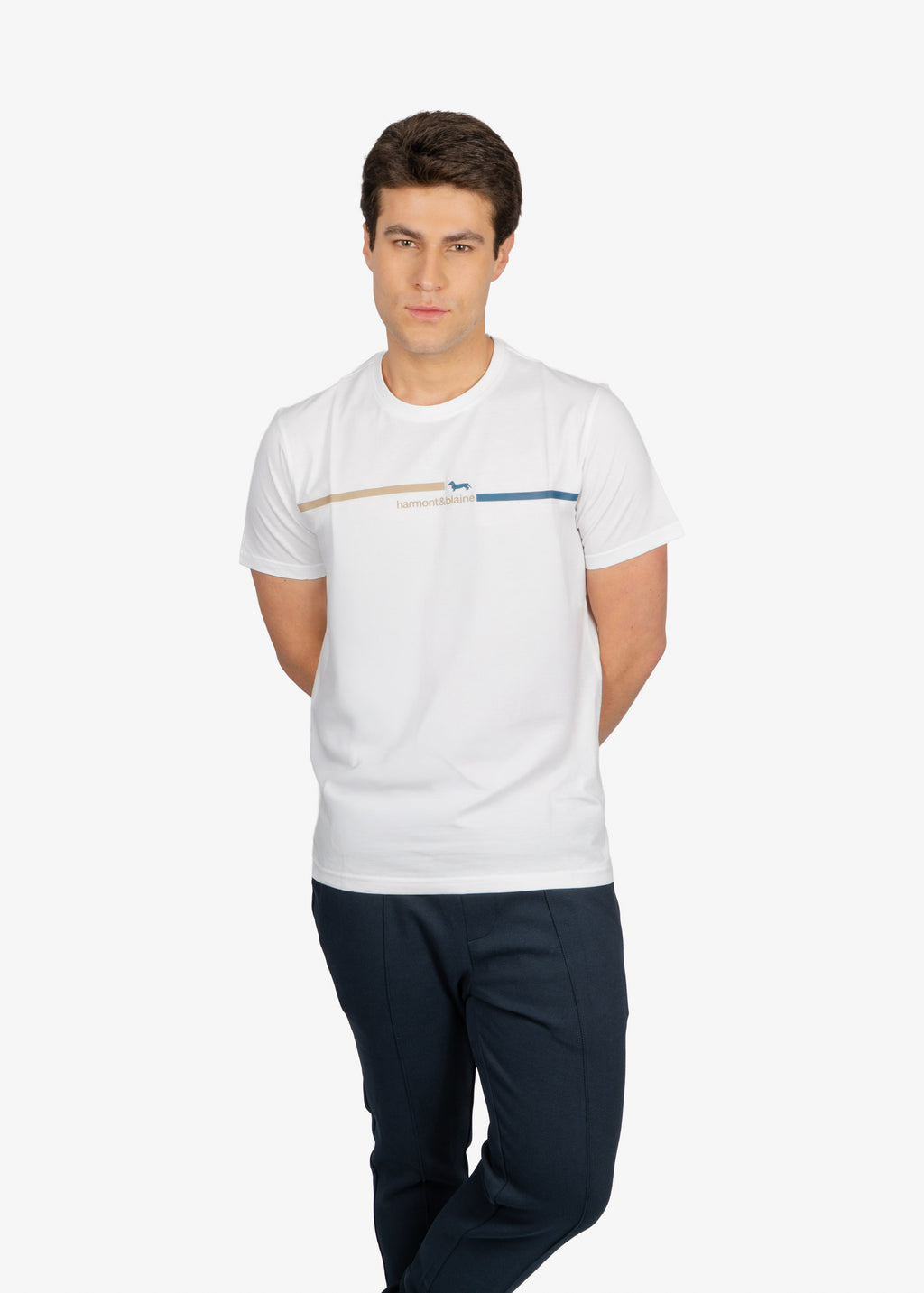 Camiseta Blanca Lettering en Algodón