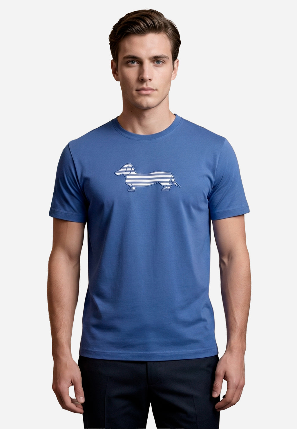 Camiseta Azul Hombre H&B.