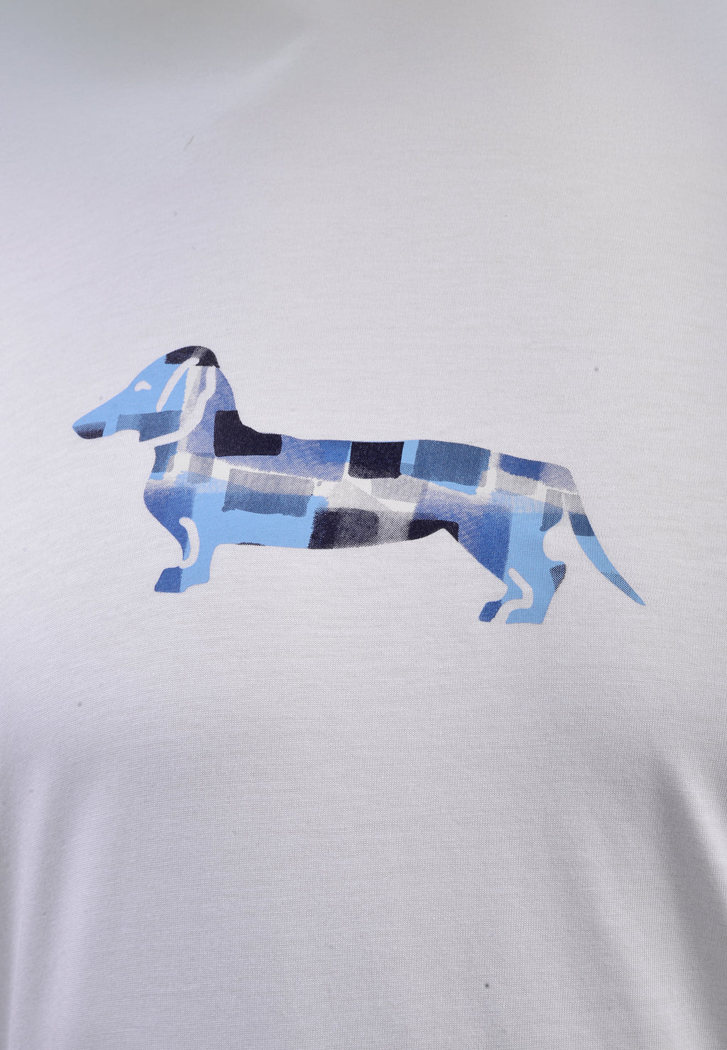 Camiseta T-Shirt Blanca/Azul H&B