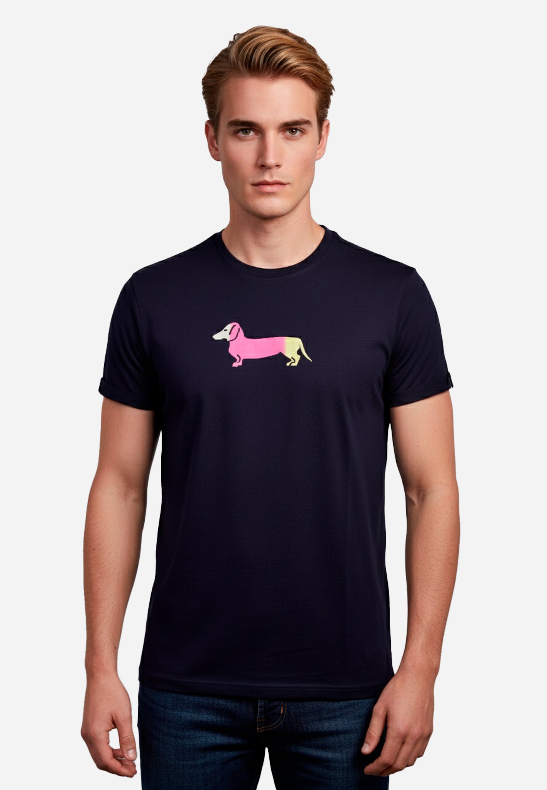 Camiseta T-Shirt Negra Logo H&B