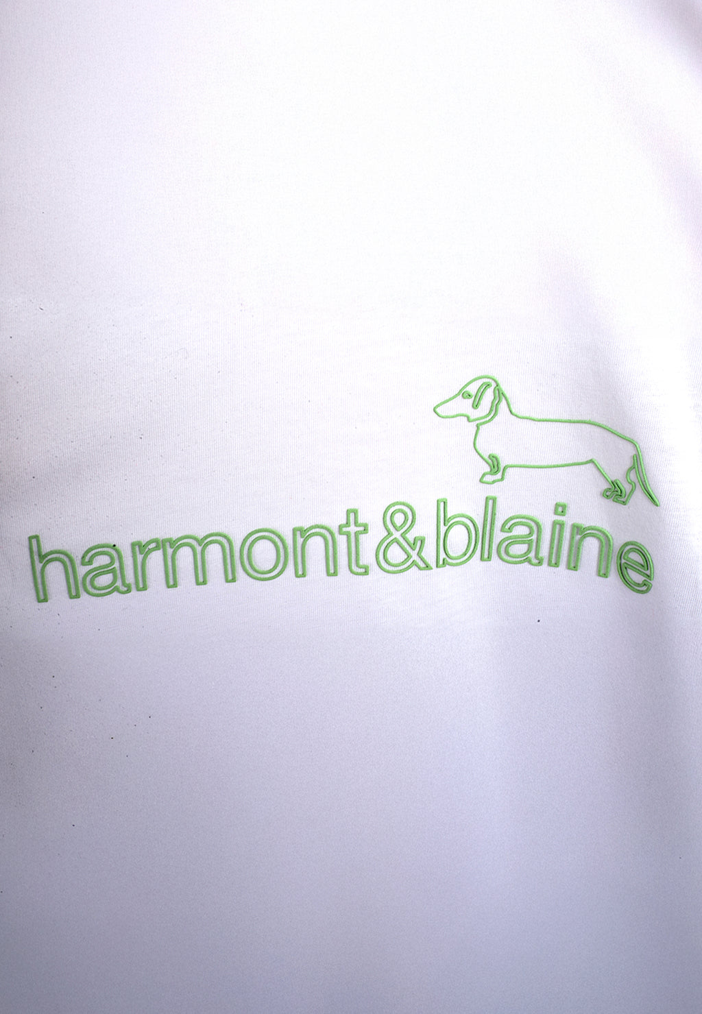 Camiseta T-Shirt Blanca Logo Hombre H&B.