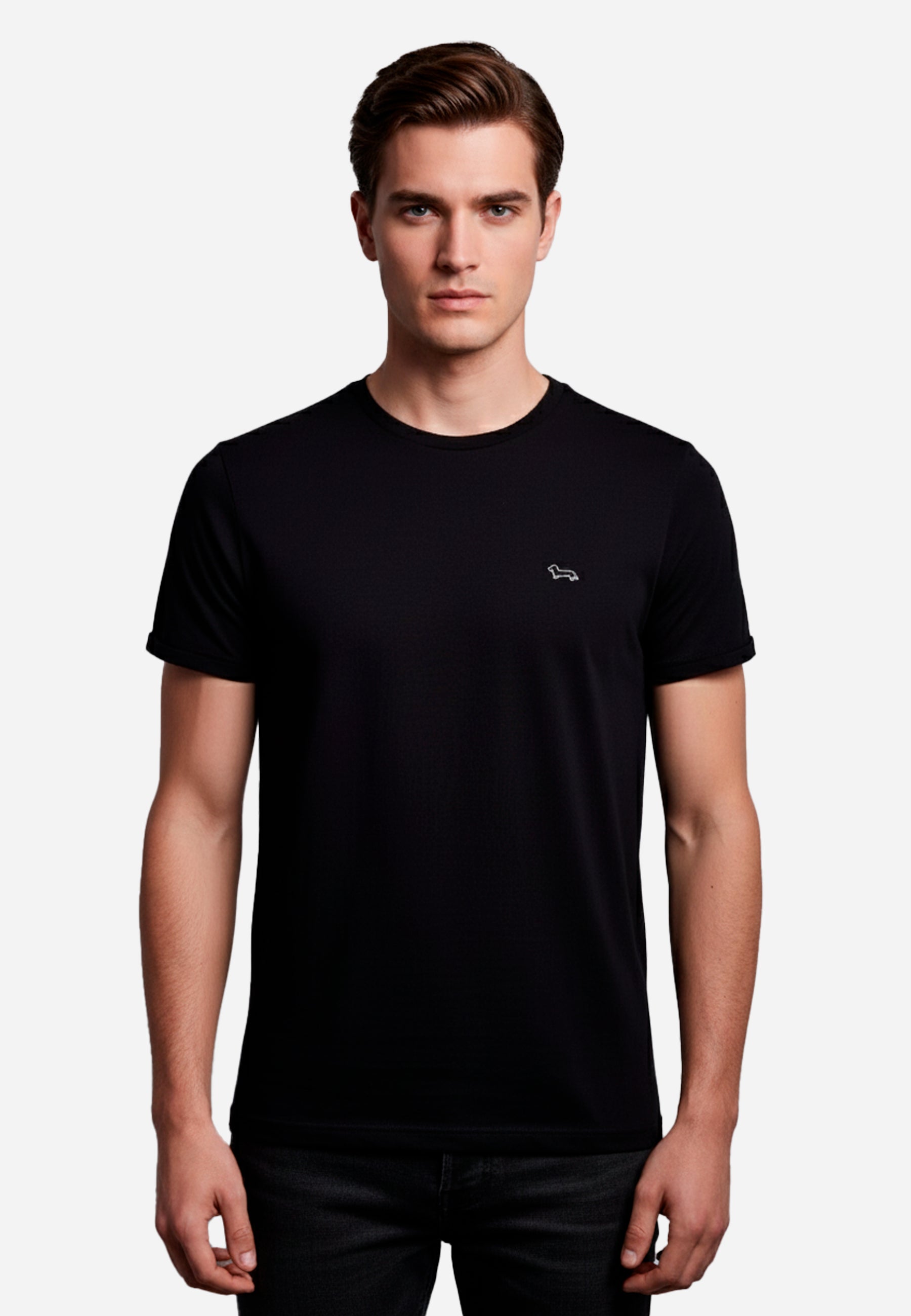 Camiseta T-Shirt Negra Logo H&B