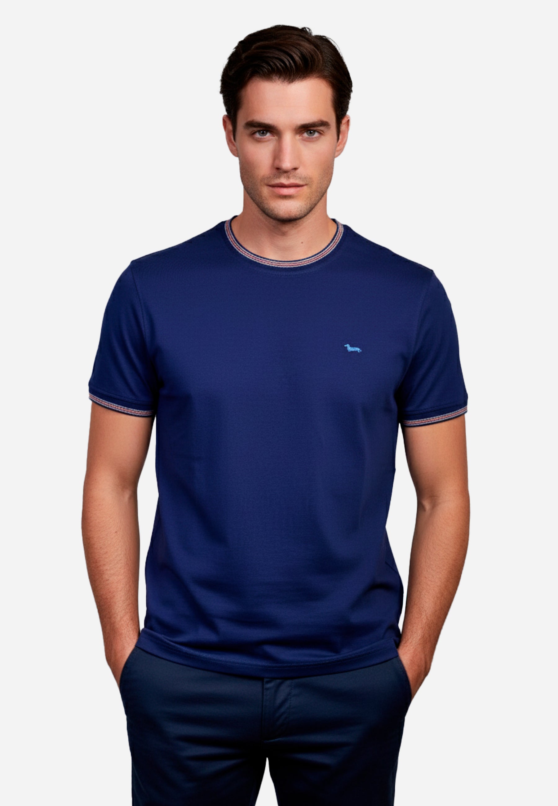 Camiseta T-Shirt Azul Marino H&B