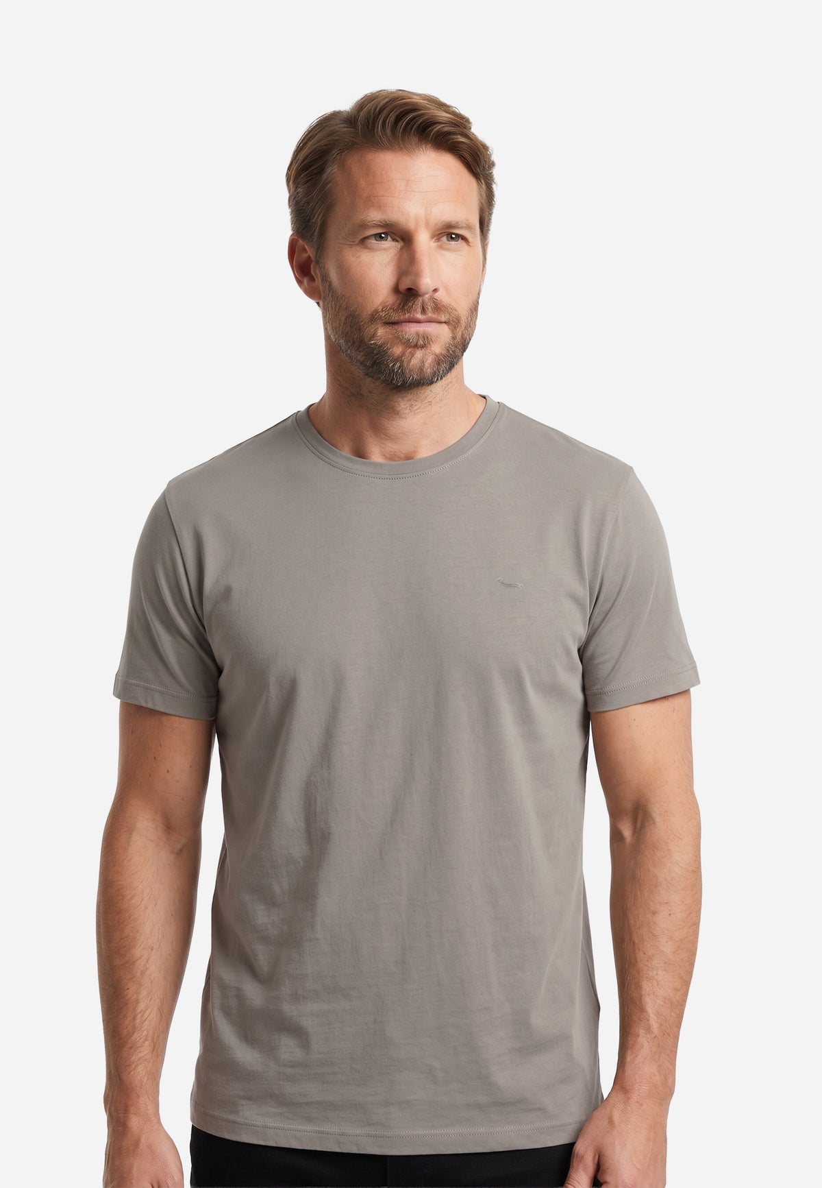Camiseta Atemporal Beige Hombre H&B.