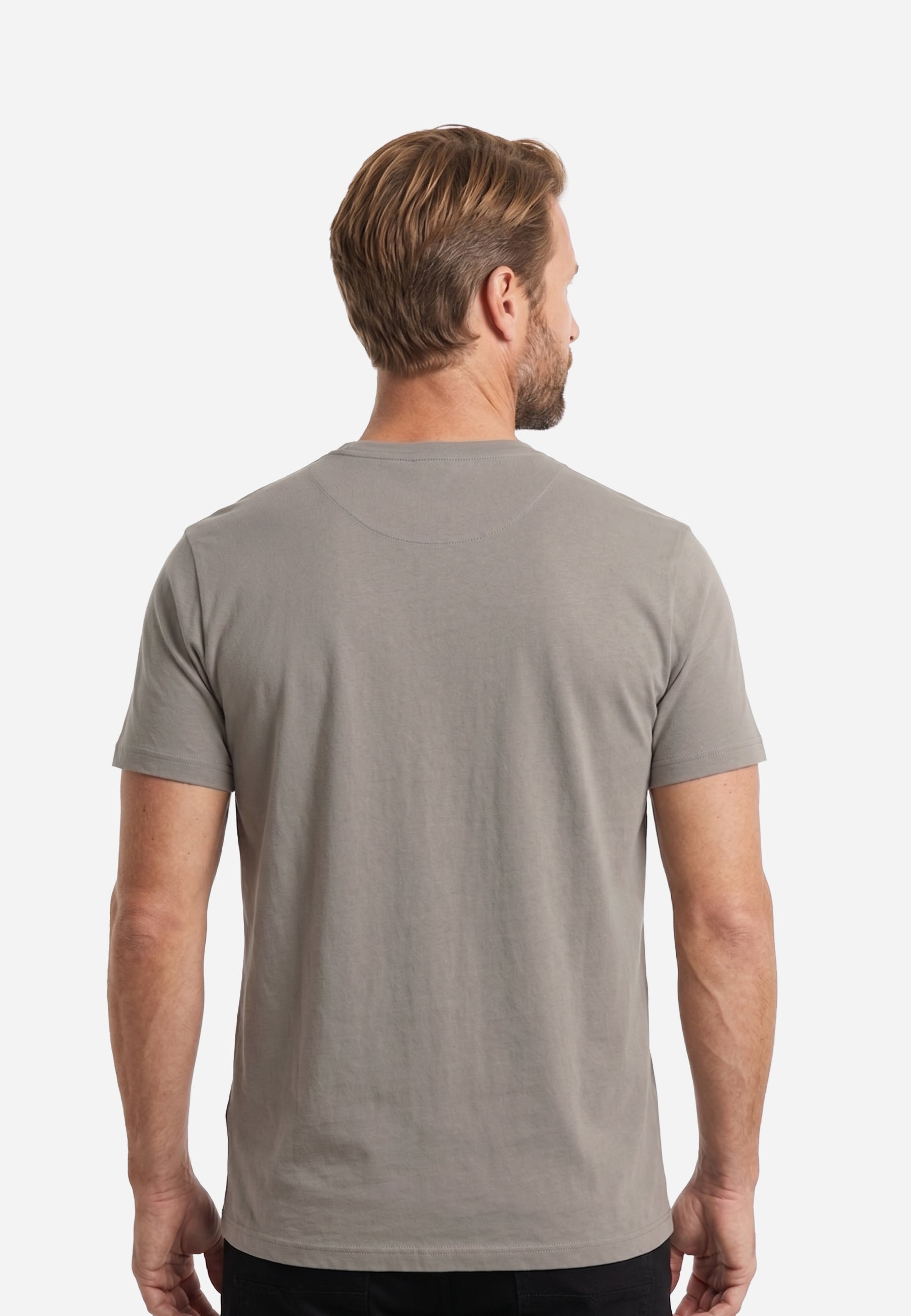 Camiseta Atemporal Beige Hombre H&B.