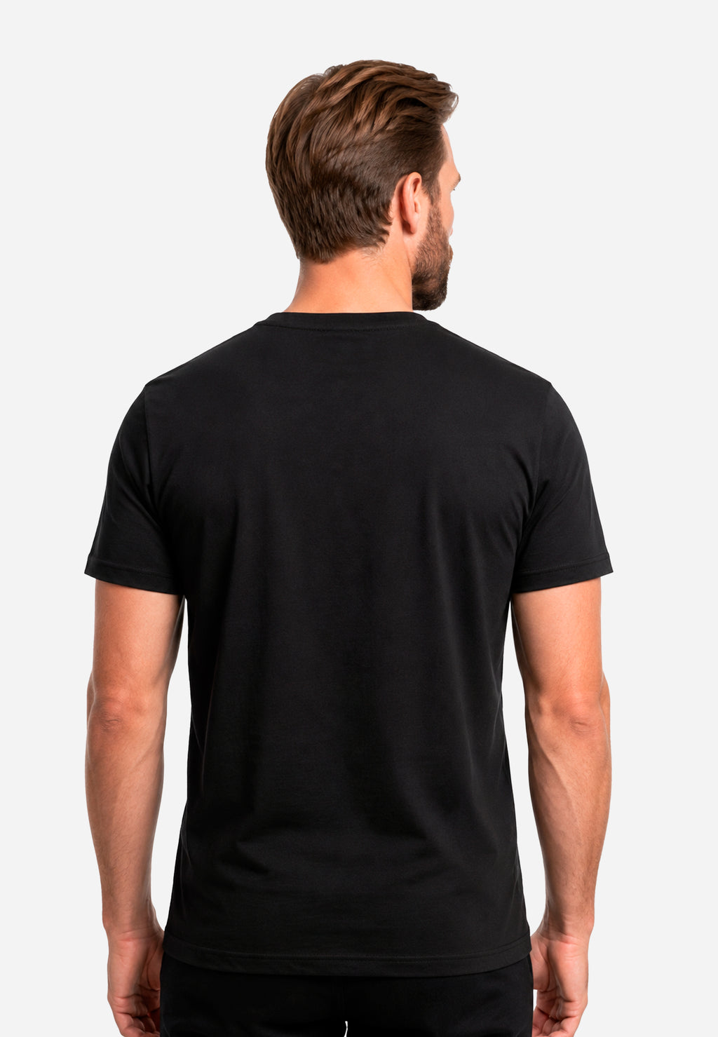 Camiseta Atemporal Hombre Negra H&B.
