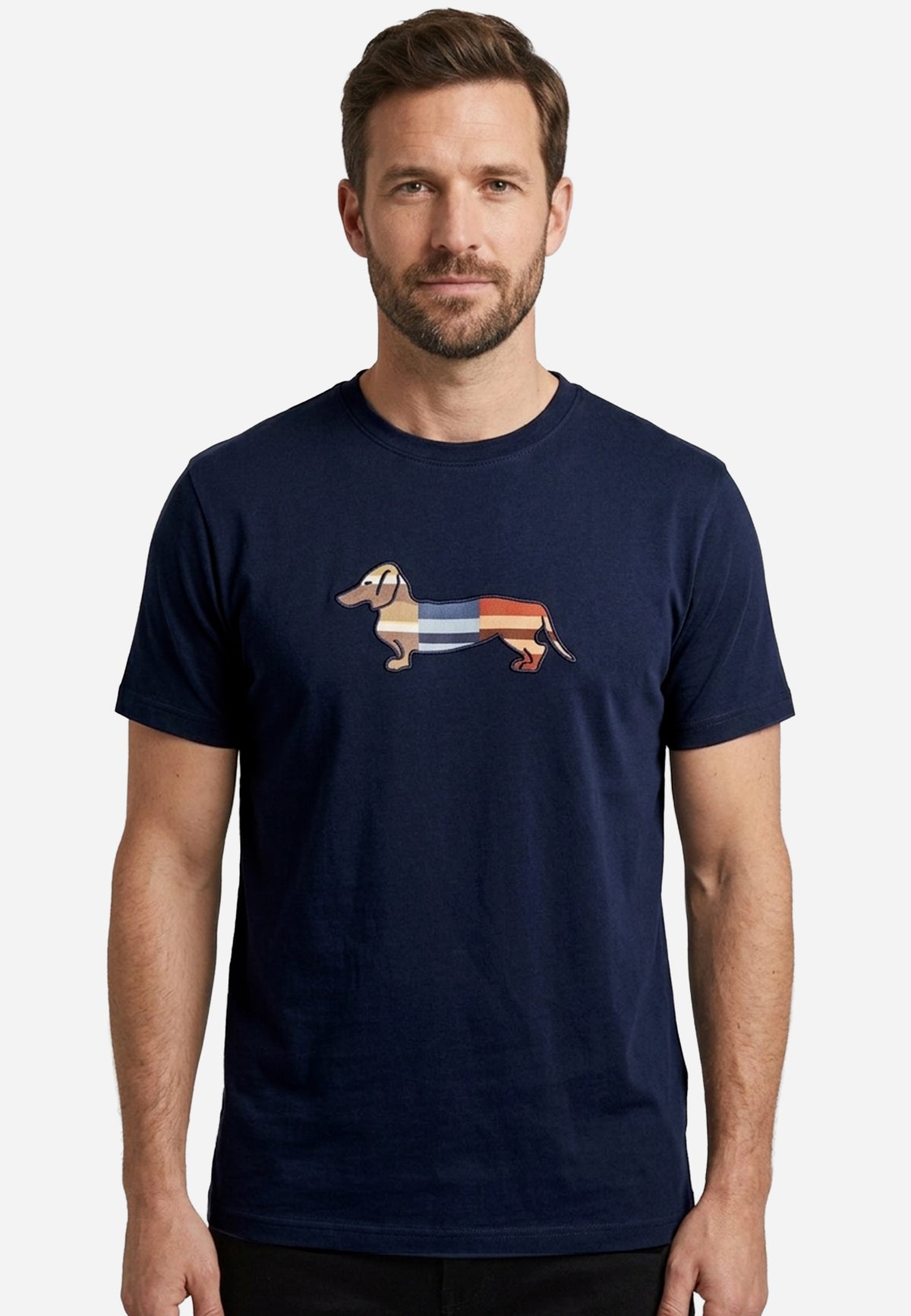 Camiseta Azul Marino Hombre H&B.