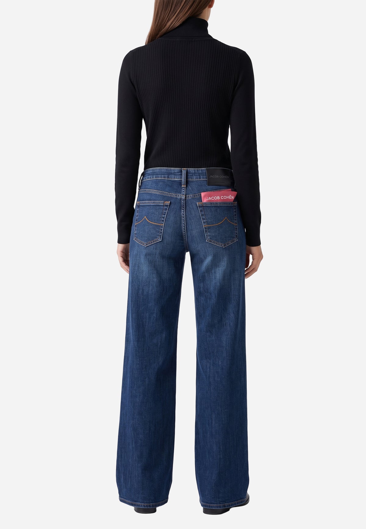 Jean Wide Leg en Denim Azul Medio J.C.