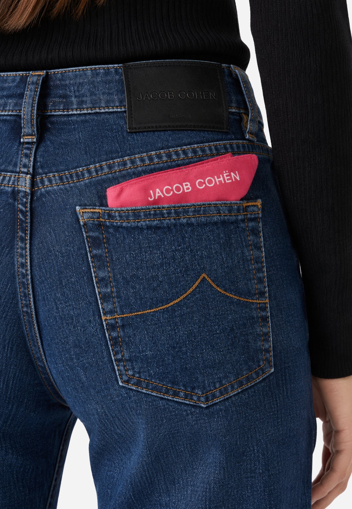 Jean Wide Leg en Denim Azul Medio J.C.