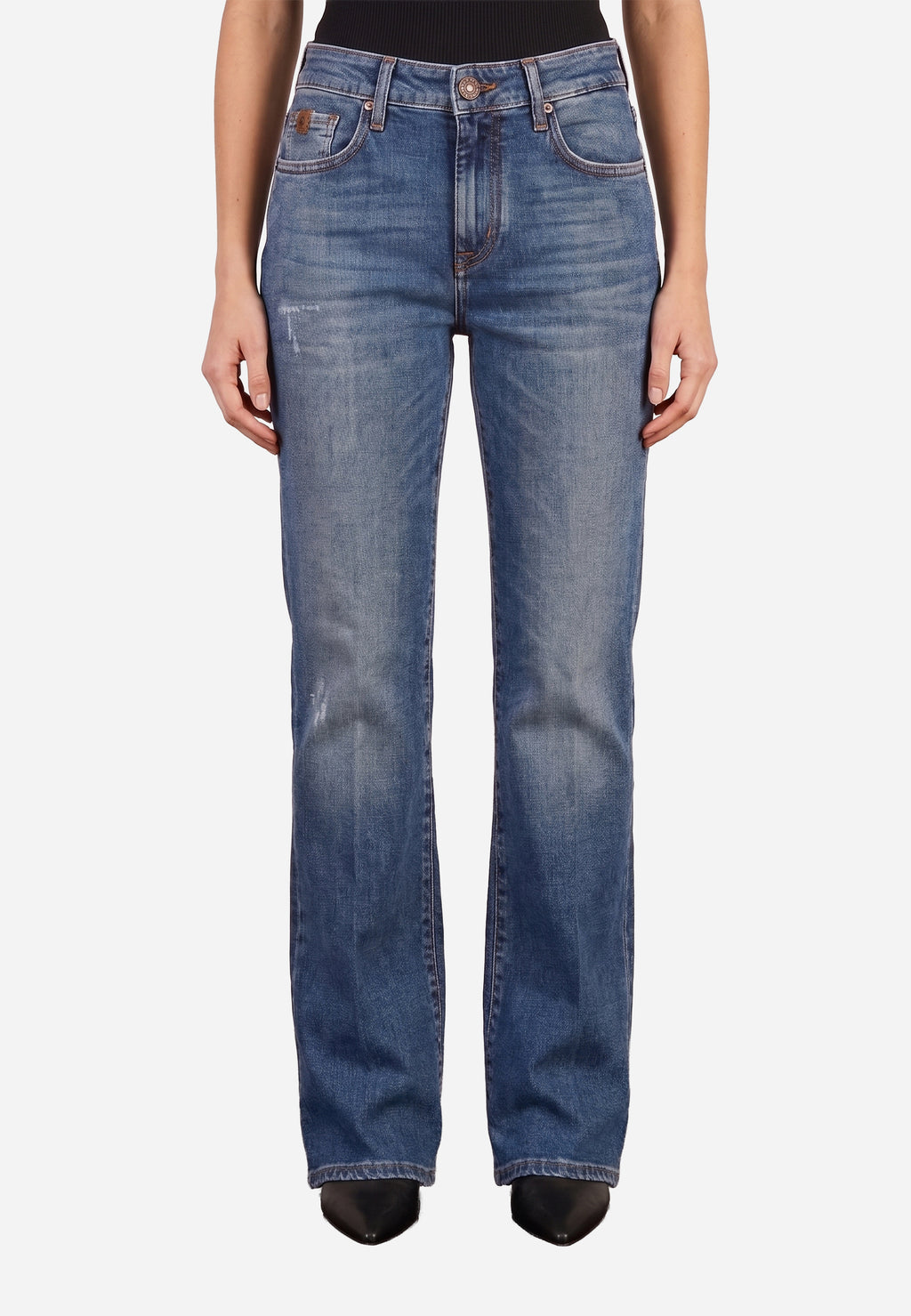 Jean Straight Fit en Denim Azul Claro J.C.