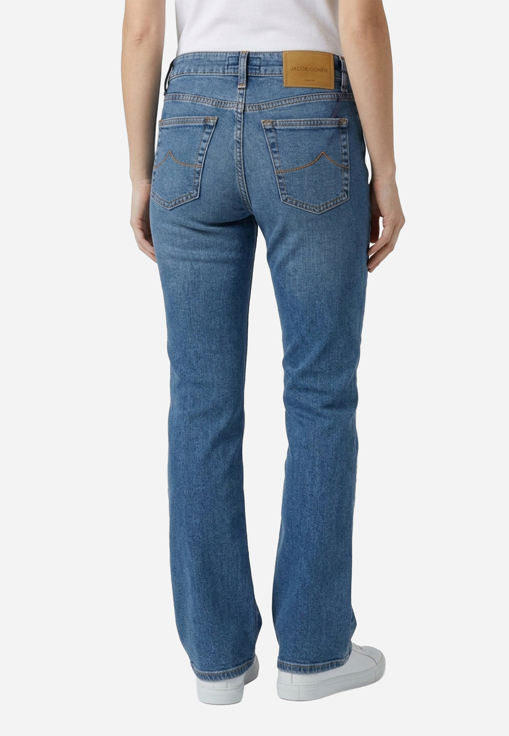 Jean Slim Straight en Denim Azul Claro J.C.