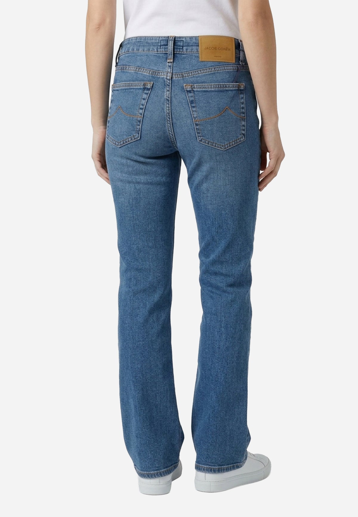 Jean Slim Straight en Denim Azul Claro J.C.