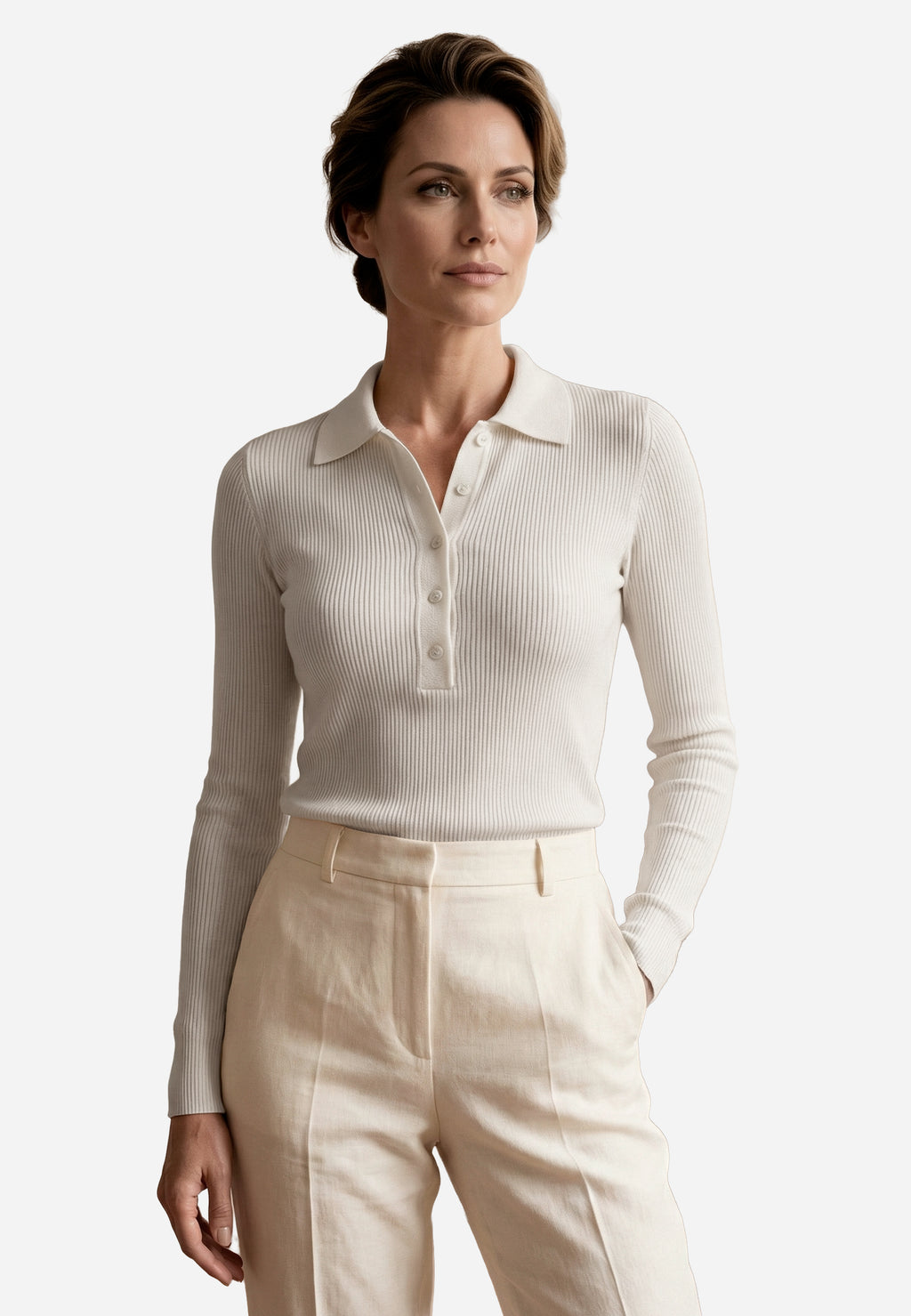 Camiseta Polo Blanca Dama J.C.