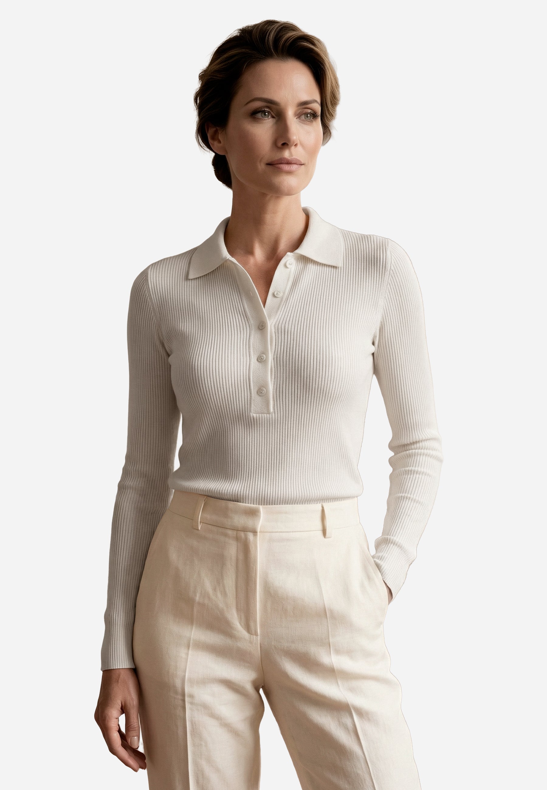 Camiseta Polo Blanca Dama J.C.