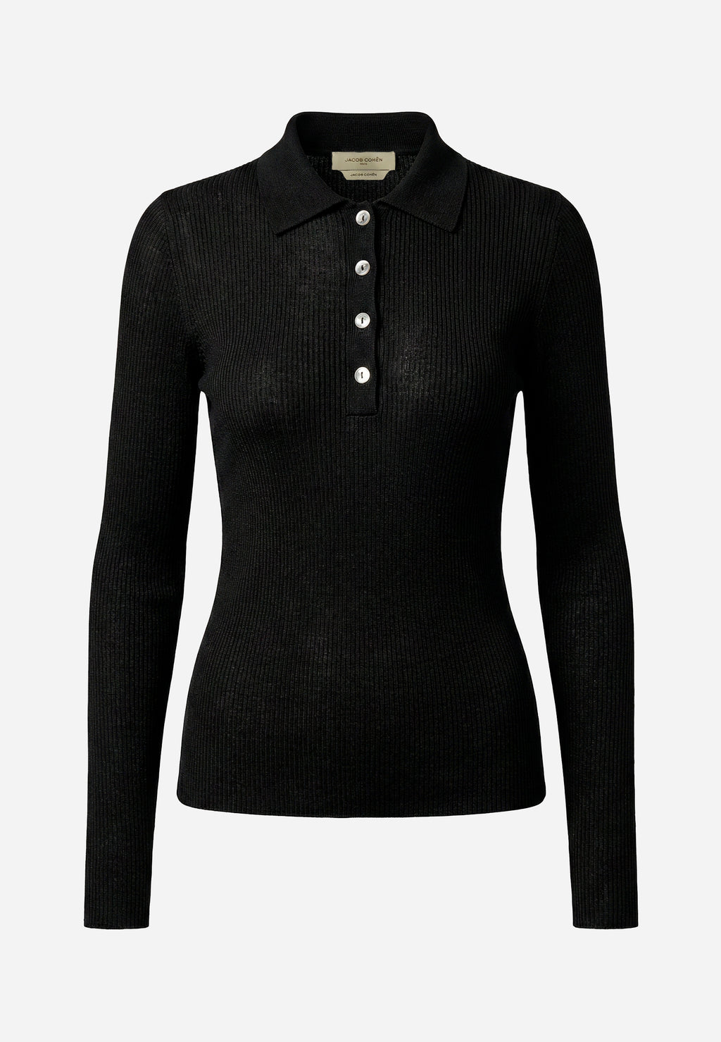 Camiseta Polo Negra Dama J.C.