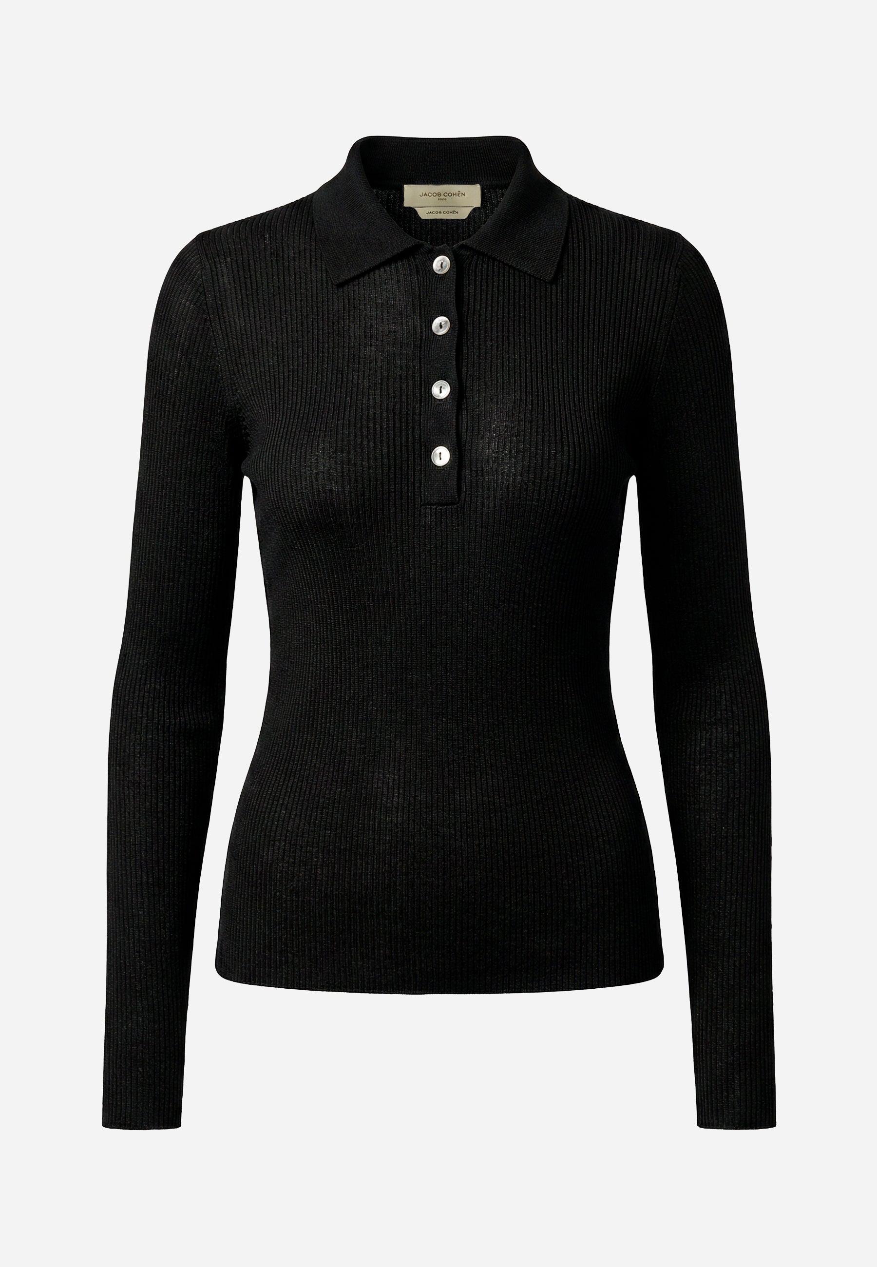 Camiseta Polo Negra Dama J.C.