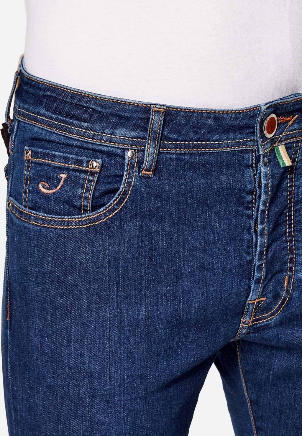 Jean Nick Slim Fit en Denim Azul Oscuro J.C.