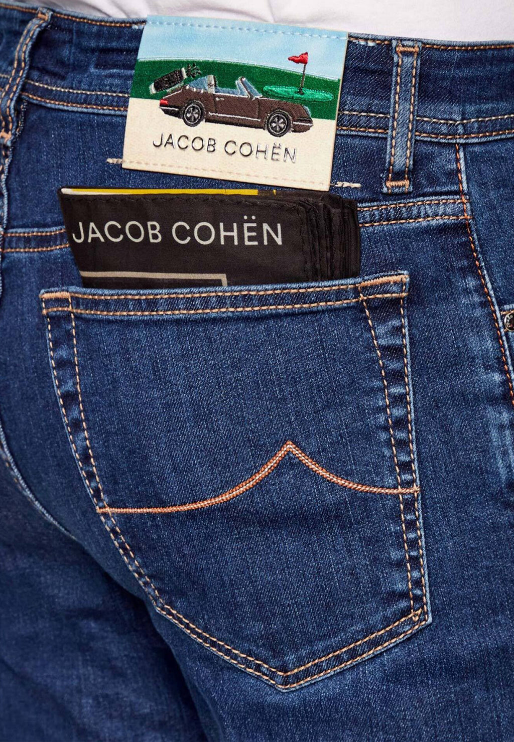 Jean Nick Slim Fit en Denim Azul Oscuro J.C.