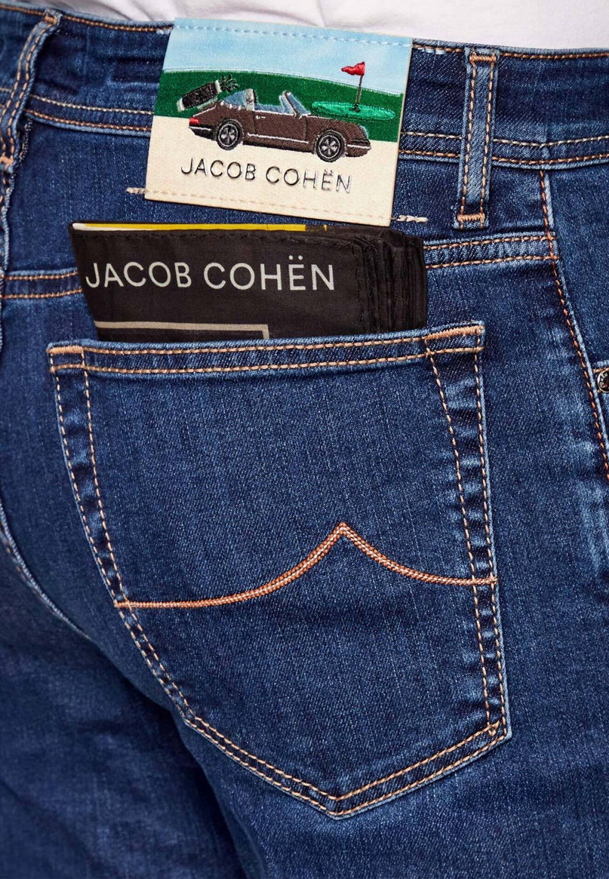 Jean Nick Slim Fit en Denim Azul Oscuro J.C.