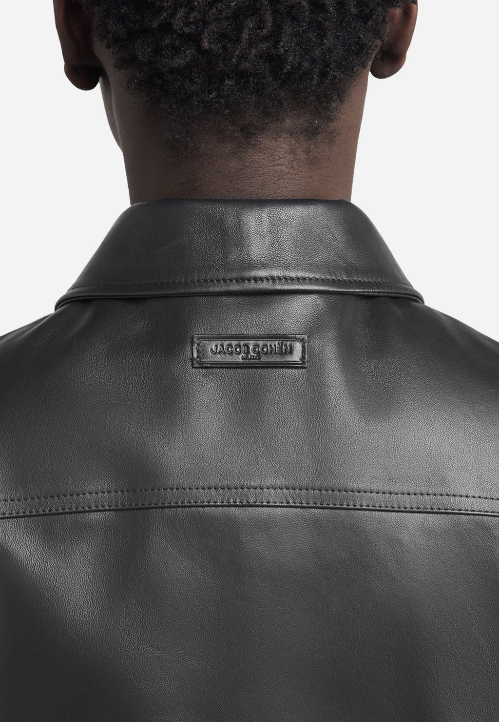 Chaqueta De Piel Negra J.C.