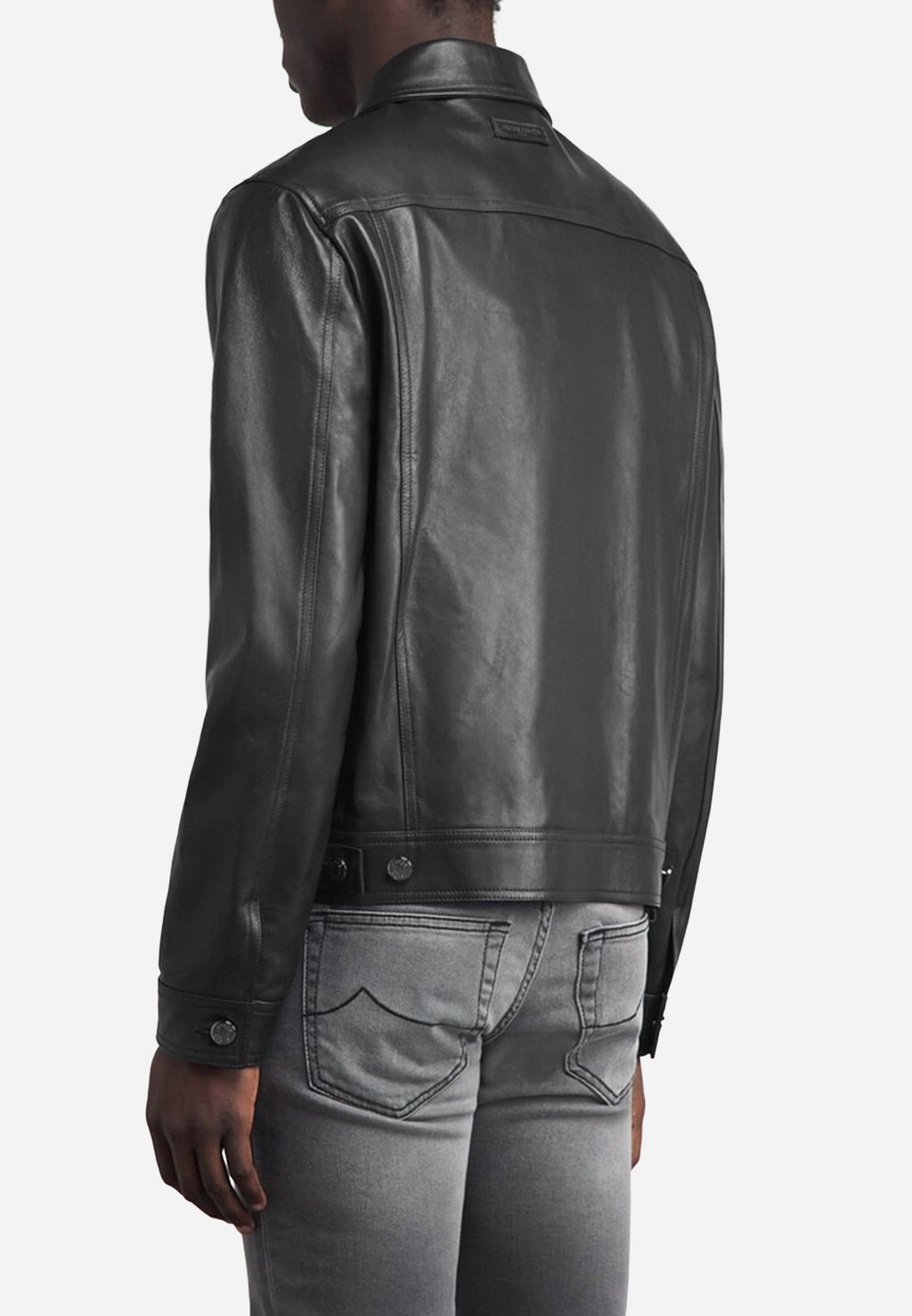 Chaqueta De Piel Negra J.C.