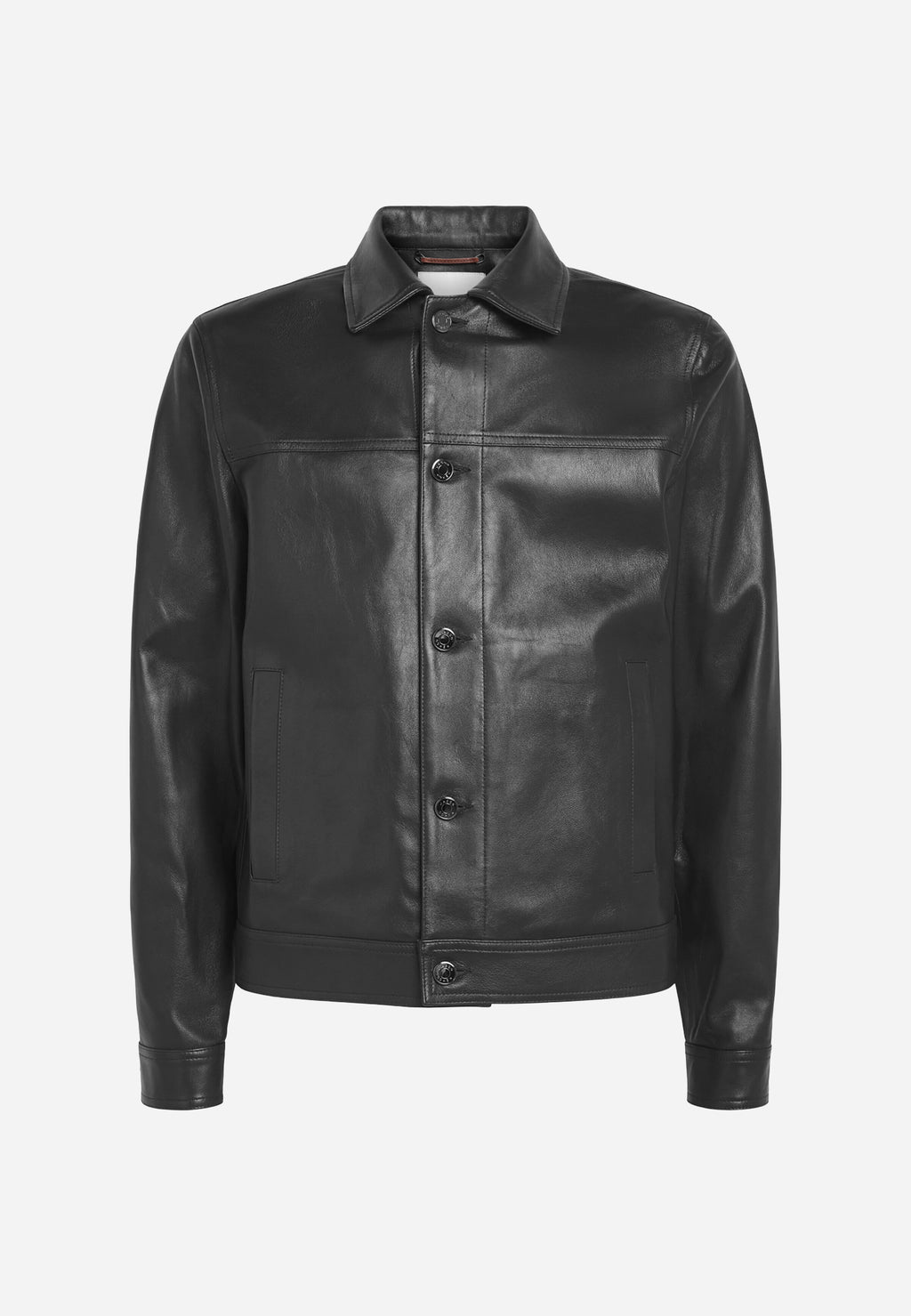 Chaqueta De Piel Negra J.C.
