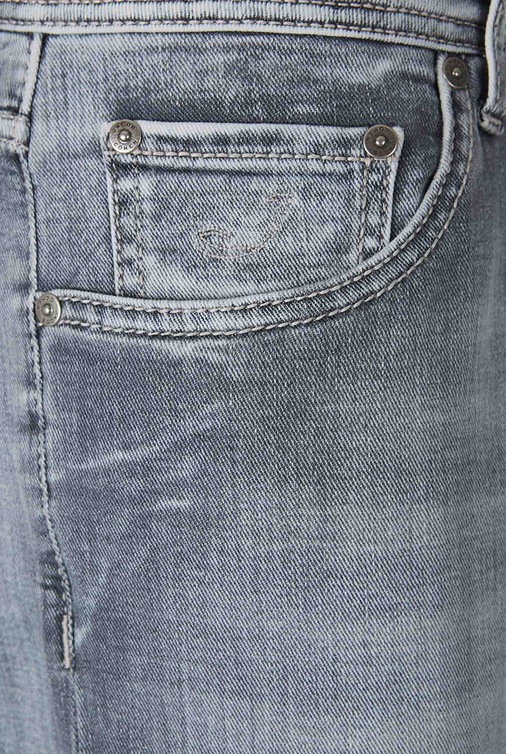 Jeans Clasic Color Gris J.C.