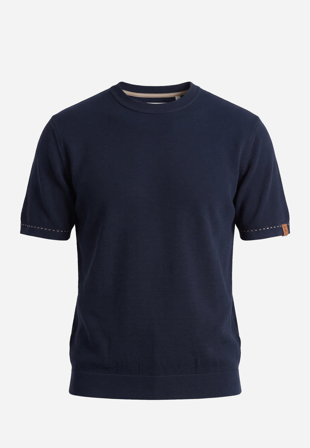 Camiseta T-Shirt Azul Marino en Algodón Premium J.C.