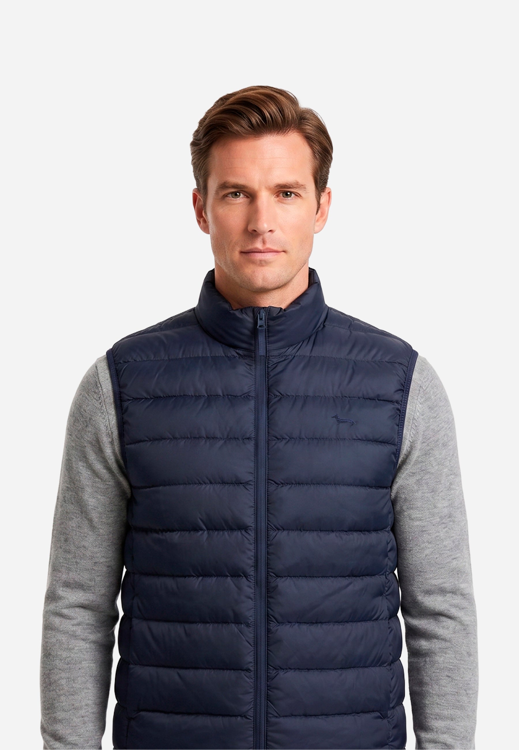 Chaleco Hombre Azul H&B.