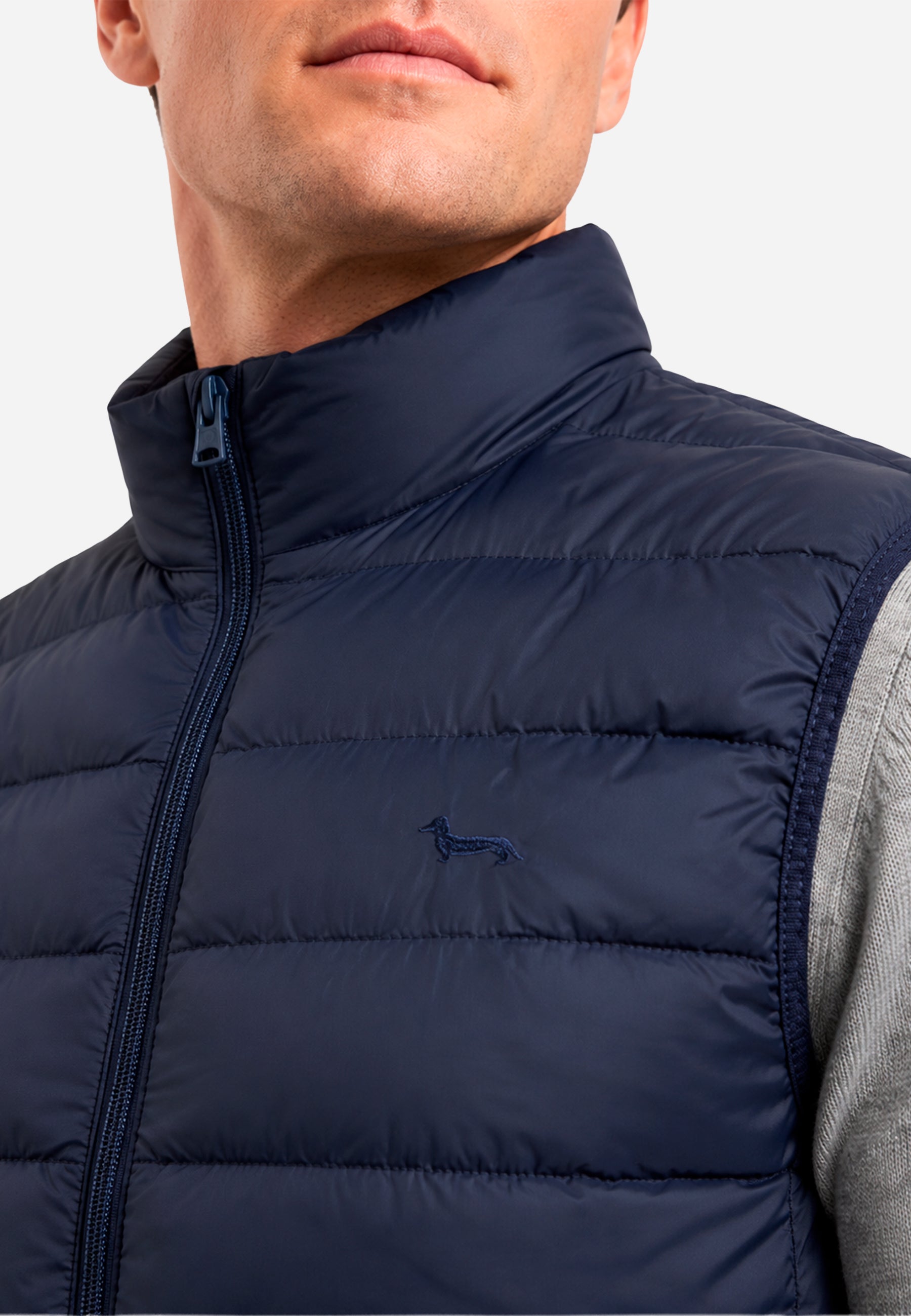 Chaleco Hombre Azul H&B.