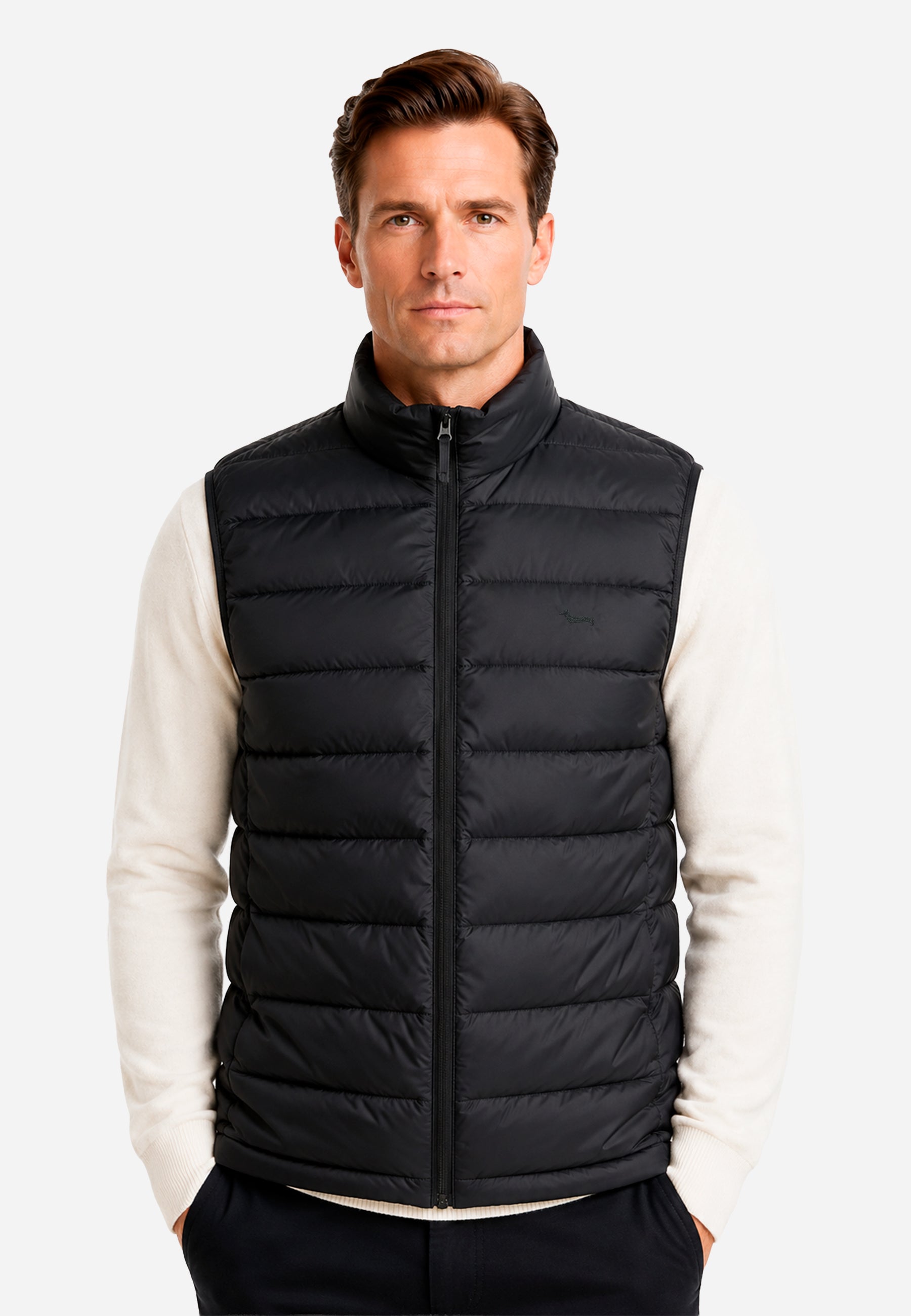 Chaleco Negro Hombre H&B.